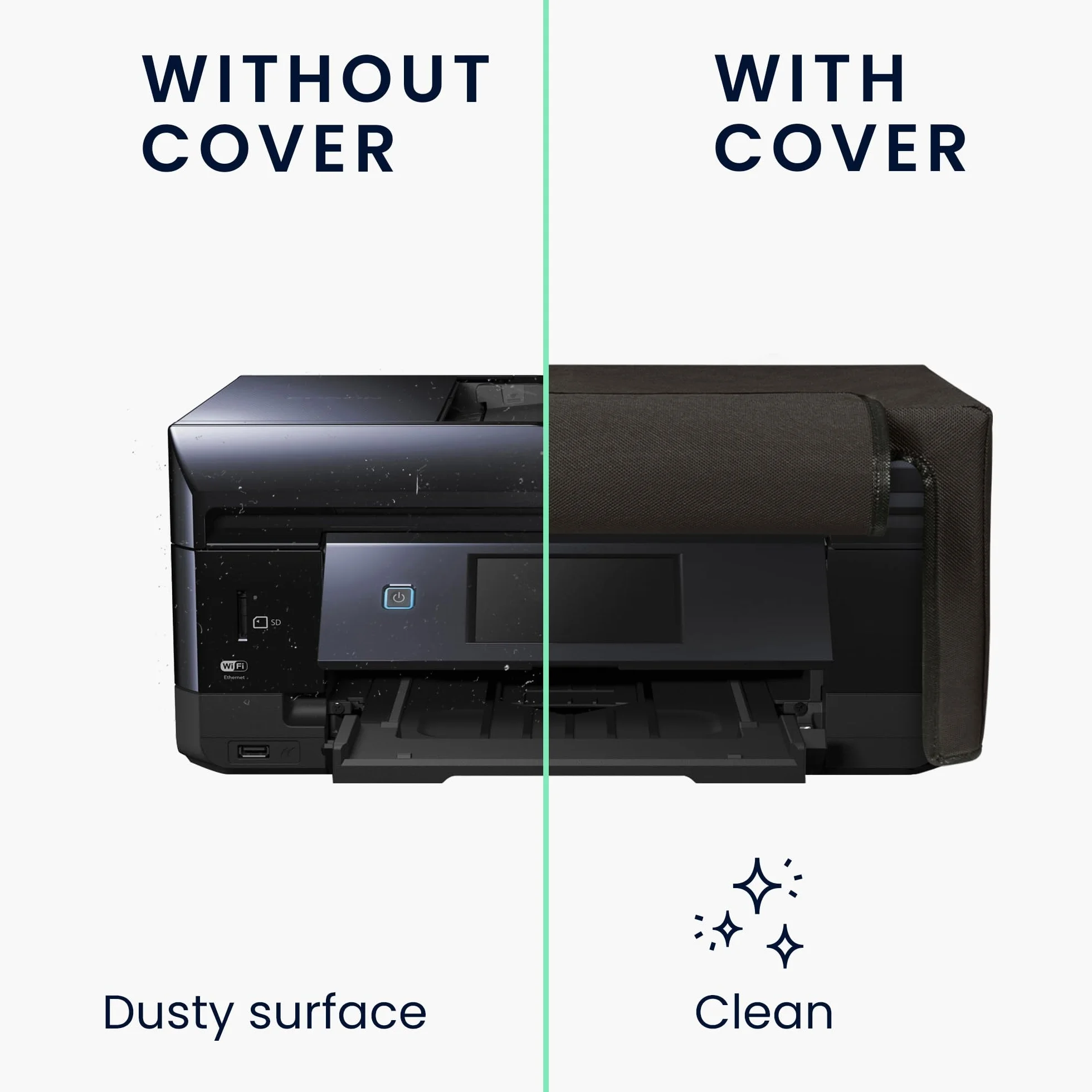 kwmobile Pokrowiec kompatybilny z Epson Expression Premium XP-830 - osłona na drukarkę przeciwpyłową - ciemnoszary