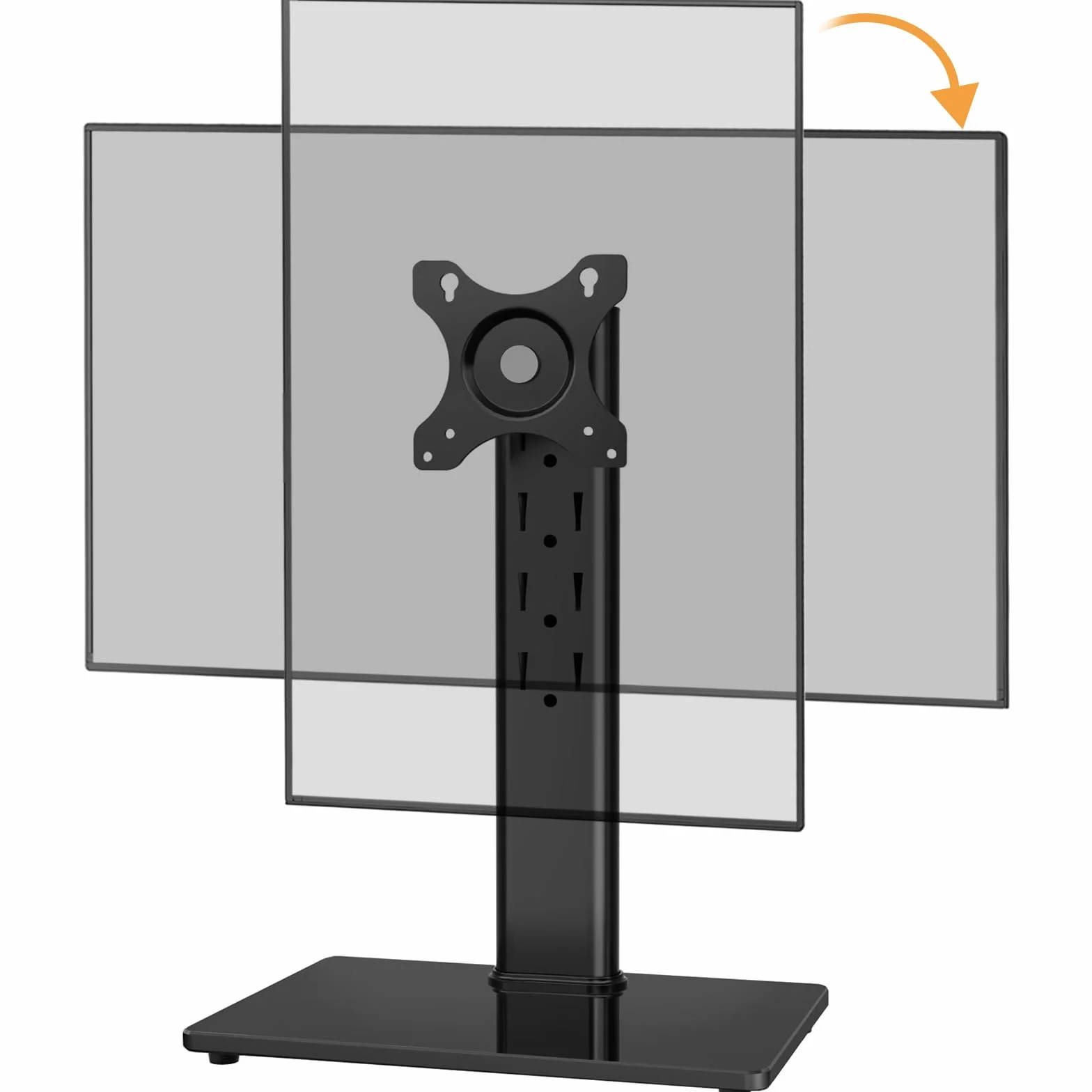 5Rcom Stojak na monitor VESA 13-32" regulacja wysokości pochylenia obracany 140° 360° zarządzanie kablami 10 kg VESA 75/100 mm