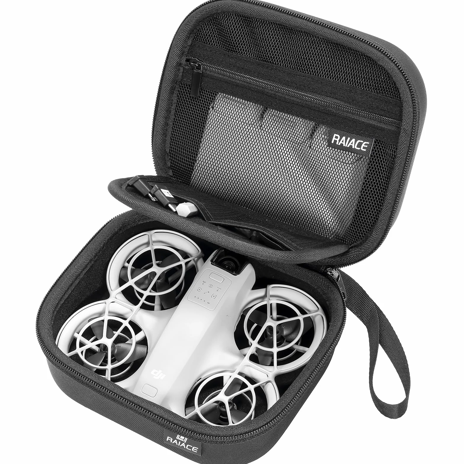 RAIACE Twarde etui kompatybilne z dronem DJI Neo Mini. (Nie zawiera dronów i akcesoriów), czarne
