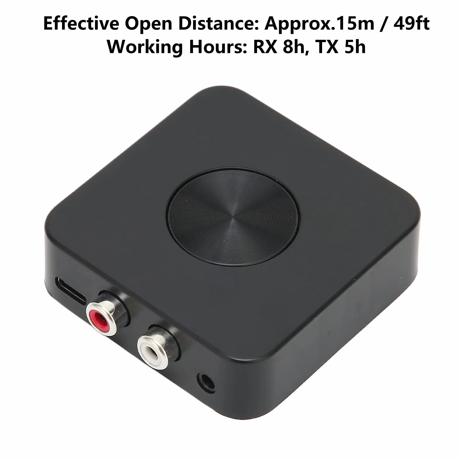 Odbiornik Bluetooth, Adapter Audio Bluetooth 2 w 1 z Kablem 3,5 Mm i Kablem RCA, Profesjonalny Bezprzewodowy Adapter Audio do Głośnika Kina Domowego