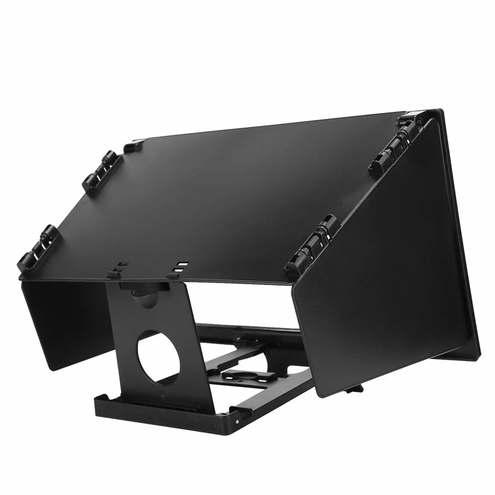 Soczewka powiększająca do telefonu komórkowego HD lupa ekranowa składana lupa do telefonu komórkowego szkło powiększające do wszystkich smartfonów do oglądania filmów wideo, czarna