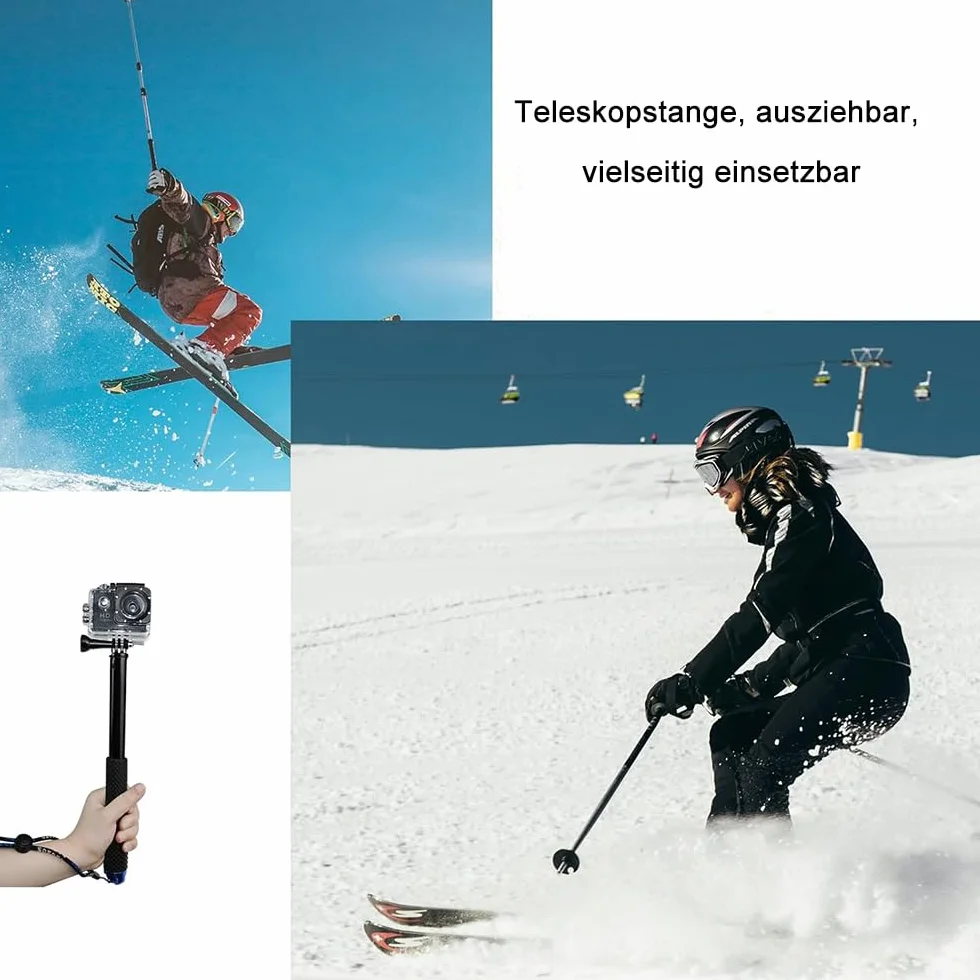Voarge Teleskopowy kij do selfie 19" do GoPro/Insta360/X3/One i innych kamer Action Camera