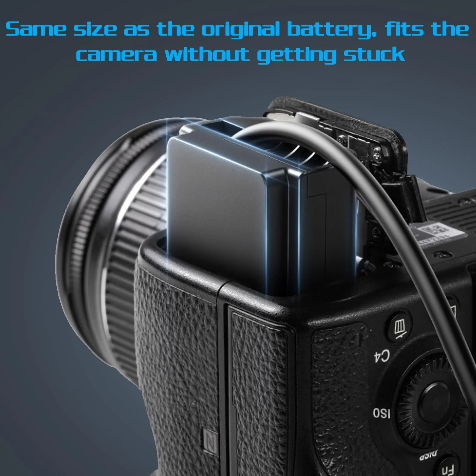 NP-FZ100 Dummy akumulator do Sony A7 III, A7 IV, A7S III, A7R III, A7R IV, A7R V, A7C, A7C II, A7CR, A6600, A6700, A1, A9, A9 II, ZV-E1, FX3, FX30