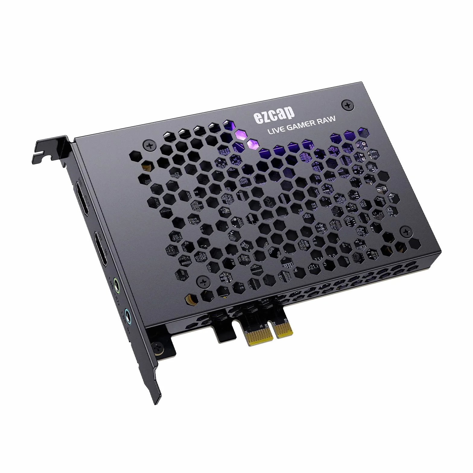 Ezcap324B Live Gamer Karta Przechwytująca Gry Wideo Raw PCIE 4K do Systemów Gier, Nagrywanie 1080p120, Format Wideo RGB, Udostępnianie Online, Zdalne Nauczanie, Rejestracja Sprzętu Medycznego