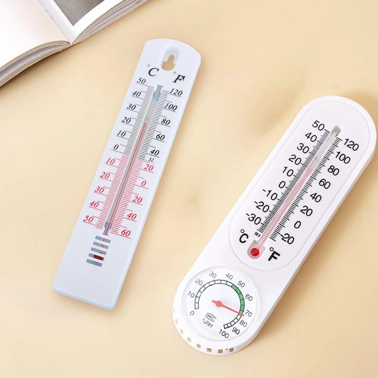 Termometry wewnętrzne i zewnętrzne przenośne wodne do szklarni