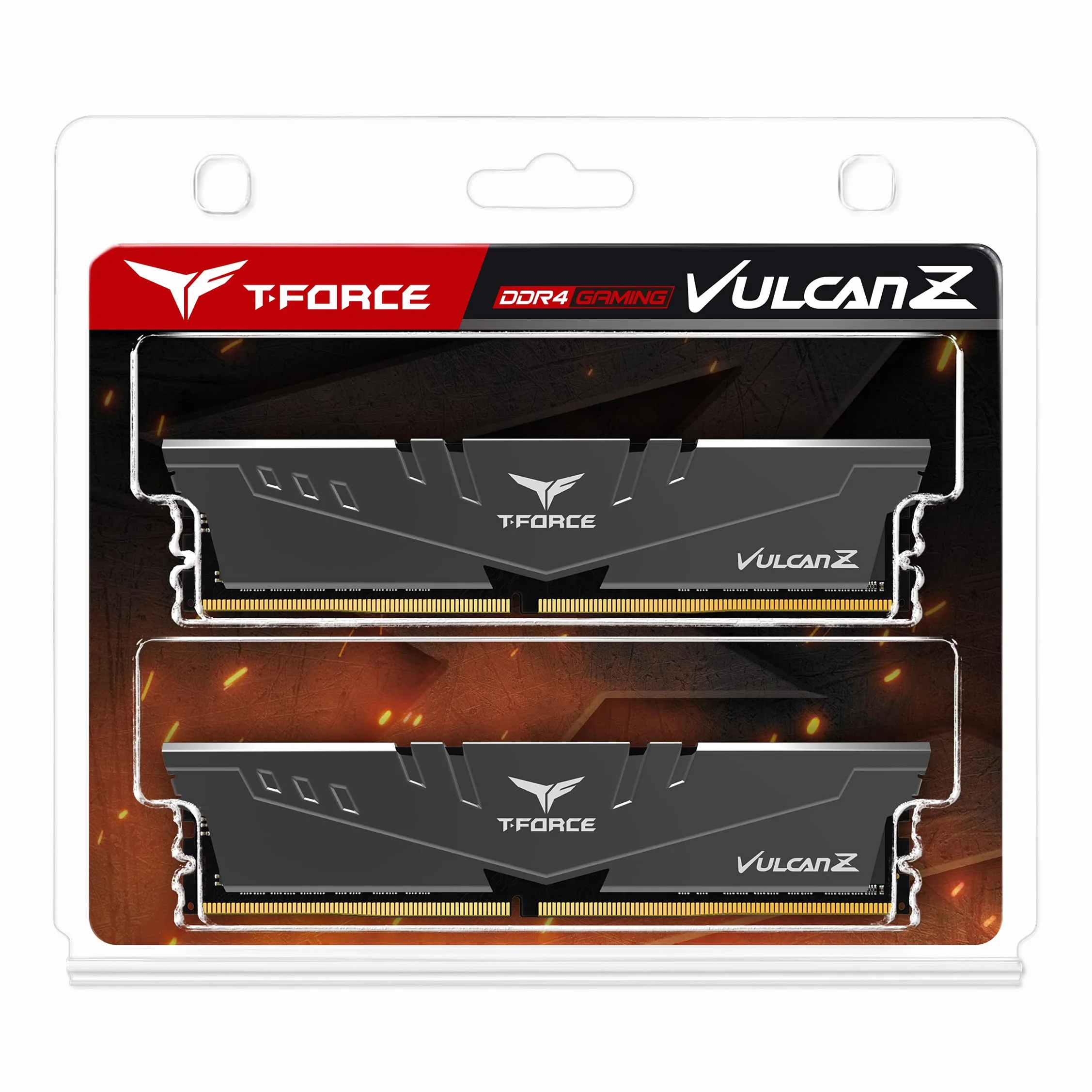 TEAMGROUP Team T-Force Vulcan Z DDR4 Gaming Memory, 2 x 16 GB, 3600 Mhz, 288 Pin DIMM, Grey