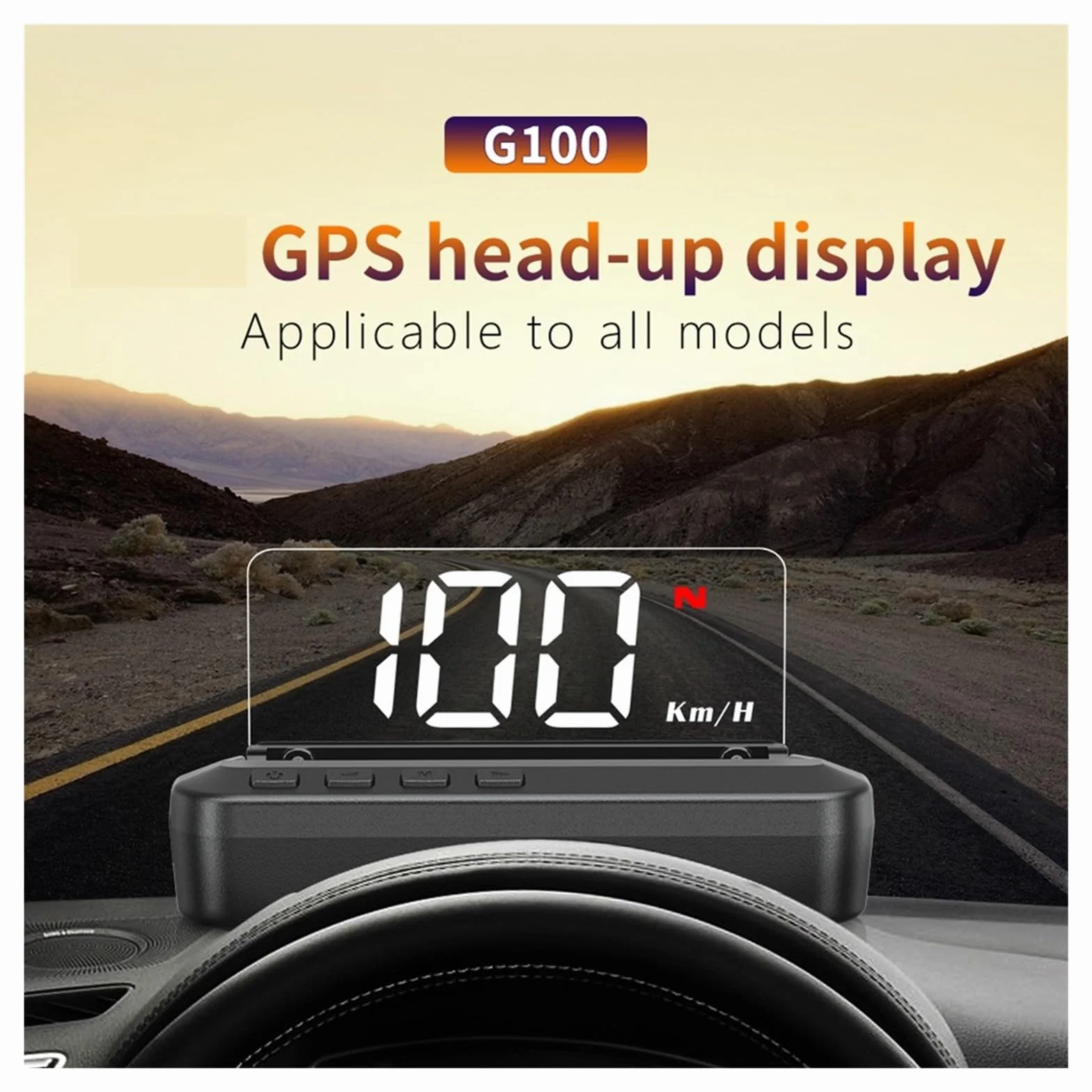 Panele Instrumentów Samochodowych Auto GPS Wyświetlacz Head-Up Elektronika Wyświetlacz Projektora HUD System Ostrzegania O Przekroczeniu Prędkości Alarm Napięcia Na Przedniej Szybie Cyfrowy Prędkościo