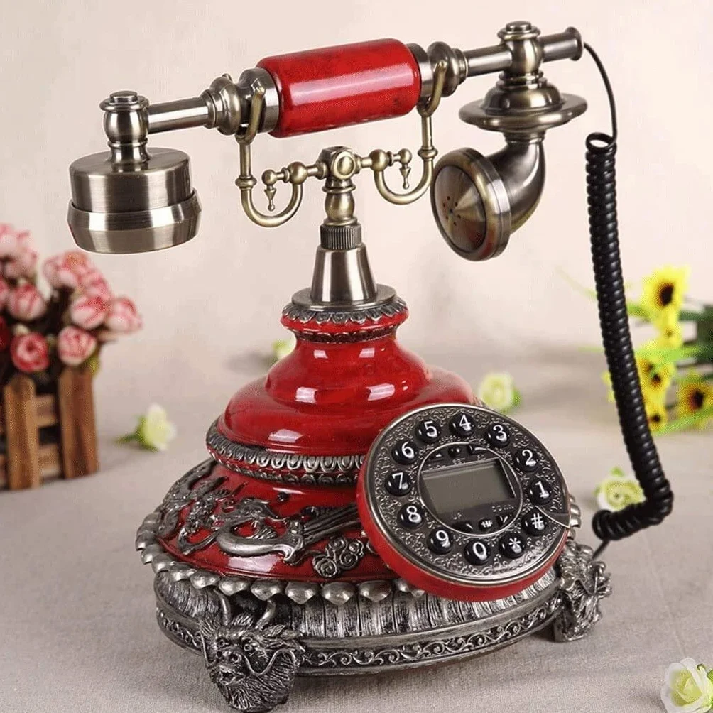 Telefon domowy Telefon stacjonarny Telefon retro Kreatywny Minimalistyczny Biuro Domowy Przewodowy Stacjonarny