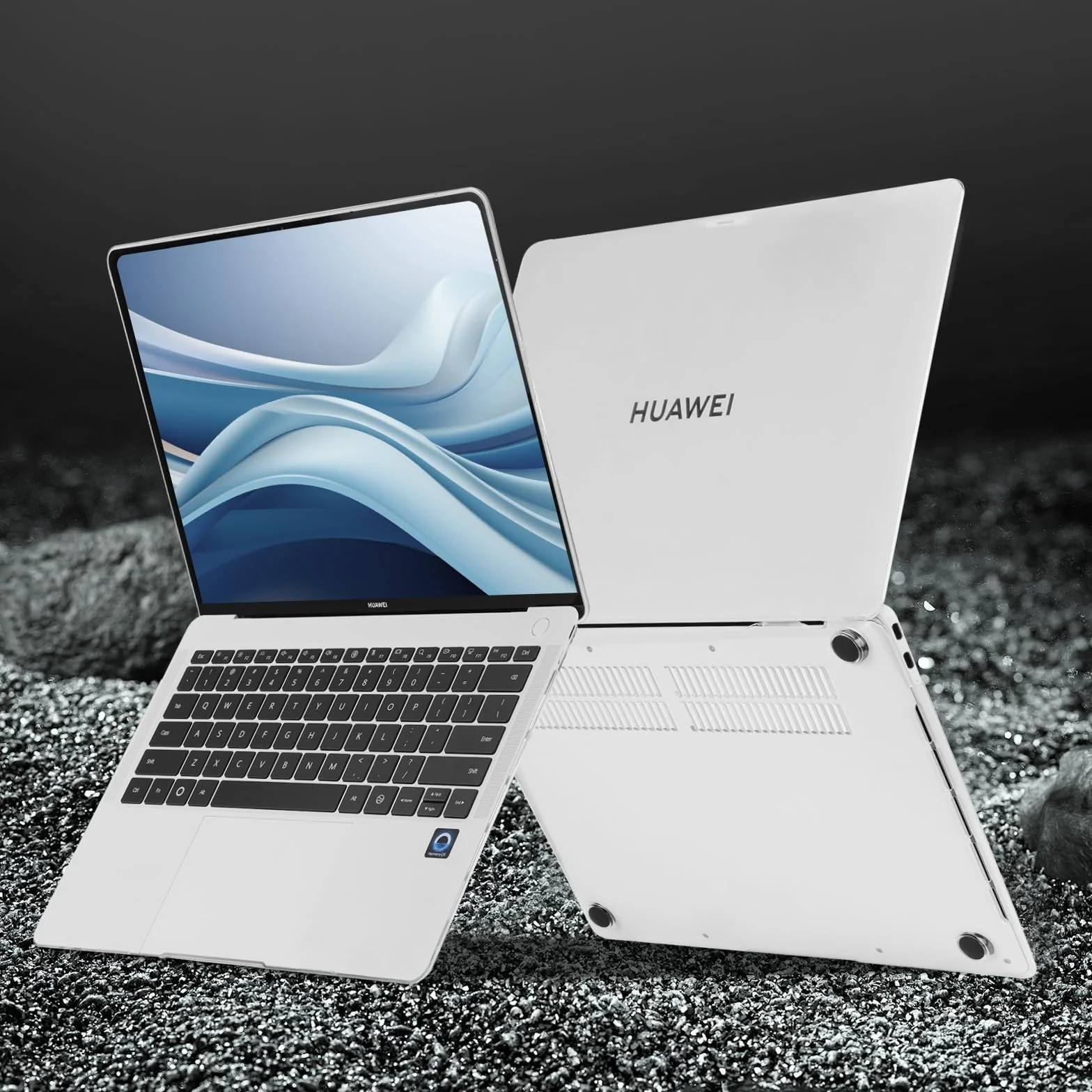 MOSISO Kompatybilne z Huawei MateBook Pro 36.1 cm 2025 / XPro 2024 / Linux, plastikowe etui ochronne z twardą obudową, krystalicznie czyste