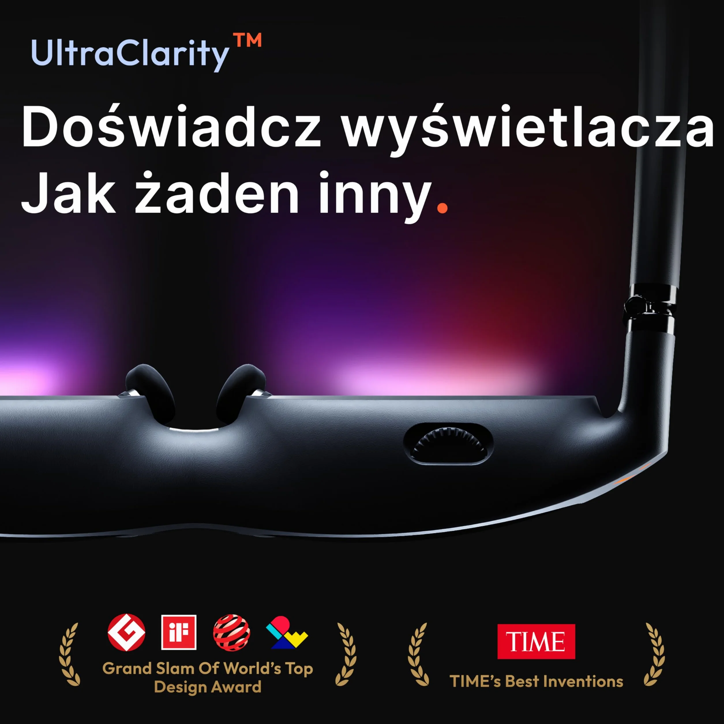VITURE Pro Okulary XR/AR - 135" 120Hz 1000Nits, powłoka elektrochromowa. dźwięk Harman, Dla iPhone 17/16/15/Android/Mac/PC/Steam Deck/Switch 2. Pierwsze prawdziwe XR - Używany