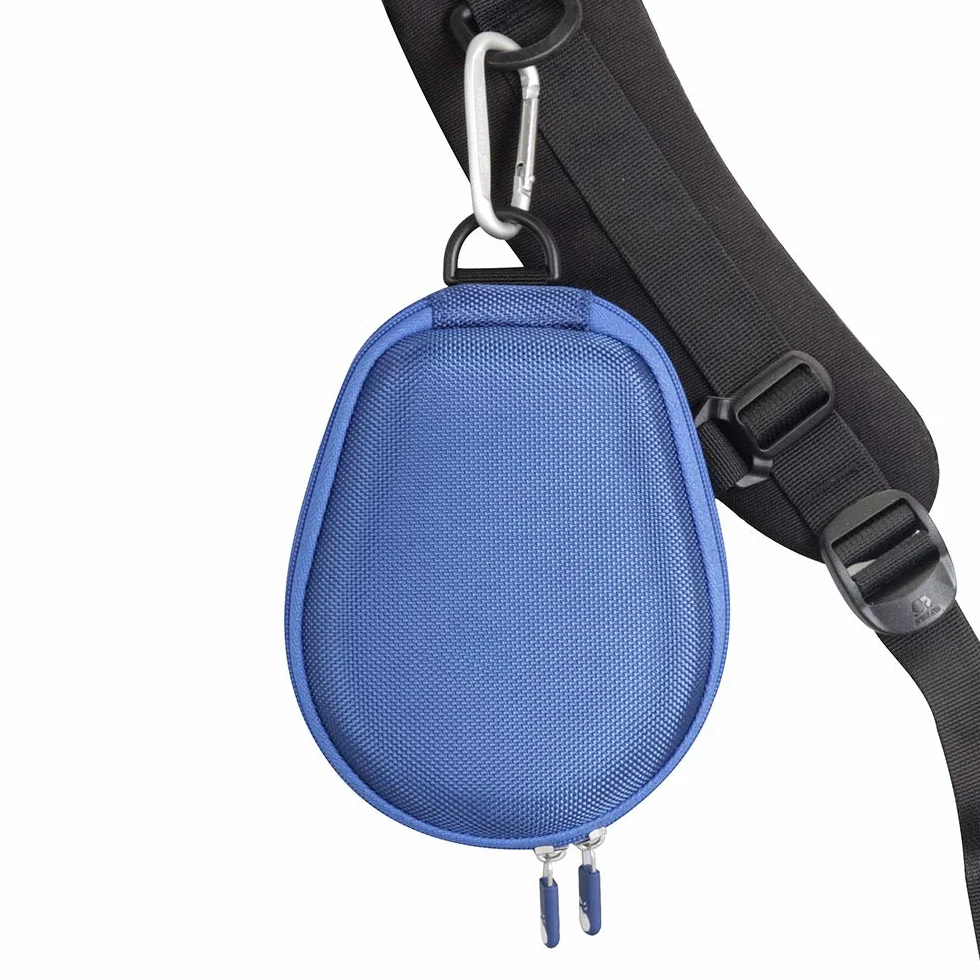 Hermitshell Pokrowiec podróżny kompatybilny z AFTERSHOKZ AS600SG Trekz Titanium Audio Słuchawki Przewodnictwo kostne Bluetooth (Blu Oceano)