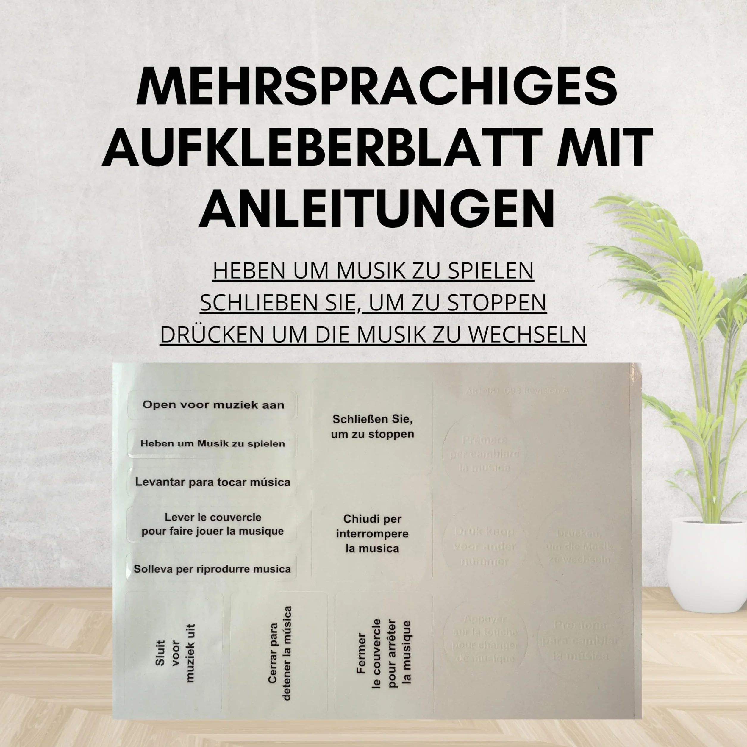 OER Odtwarzacz muzyczny dla osób z chorobą Alzheimera i demencją, radio z łatwą obsługą, prezent dla osób z demencją