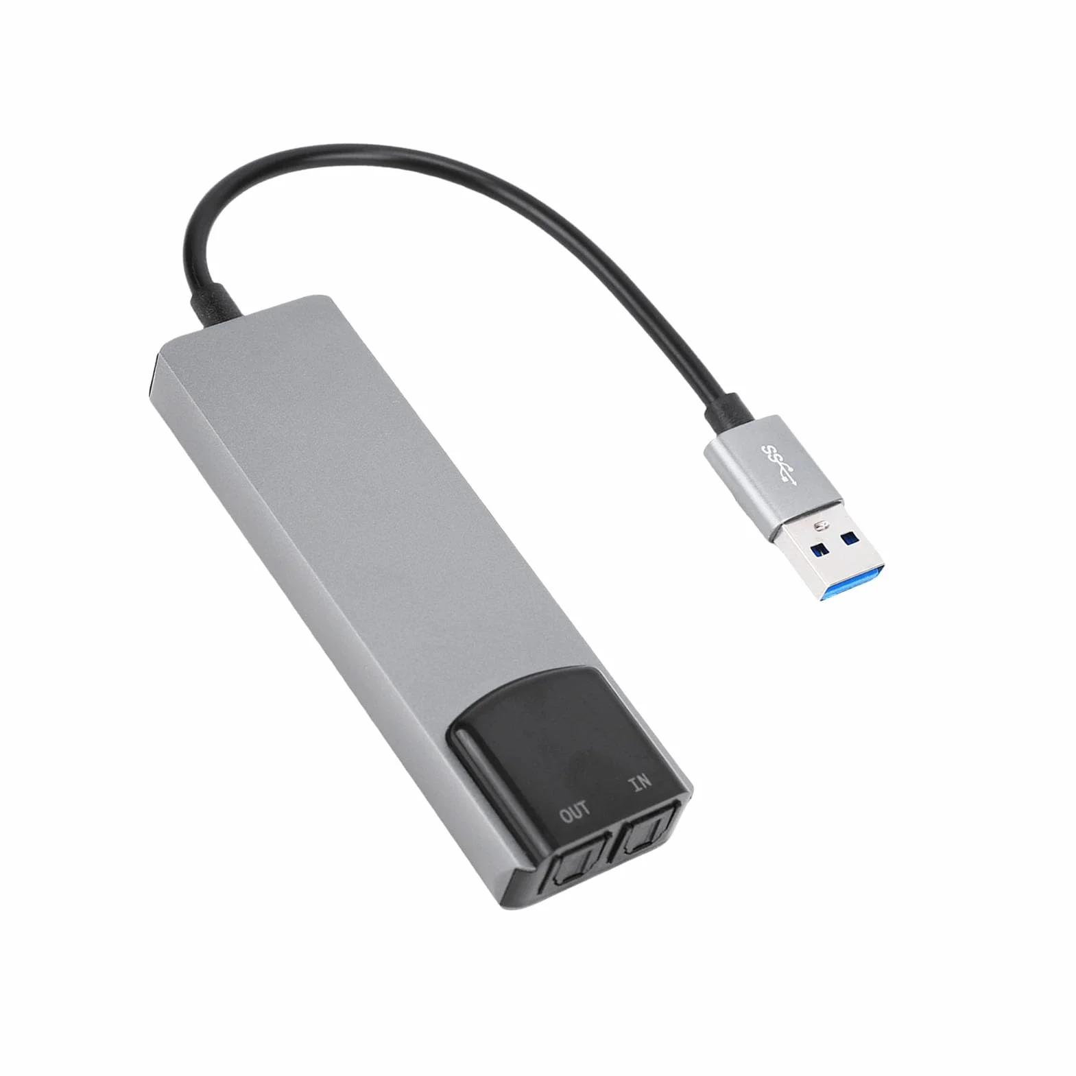 Zewnętrzna Karta Dźwięku Przestrzennego USB 5.1 z Cyfrowym Audio SPDIF do Laptopa