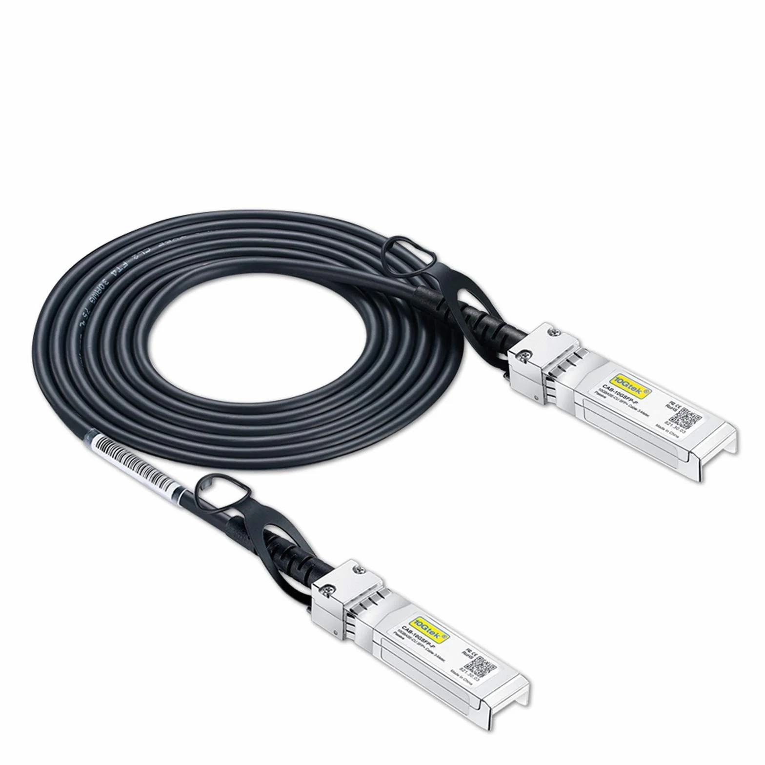 10Gtek Kabel Intel XDACBL1M SFP+ 1 metr (3,3 ft), 10 GBASE-CU SFP+ Direct Attach Copper(DAC) Twinax kabel, pasywny