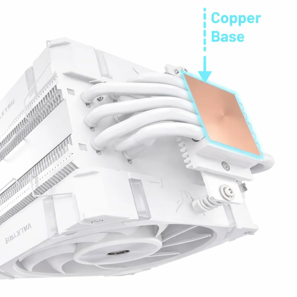 Procesor wentylacyjny Valkyrie Vind SL125 RGB, biały