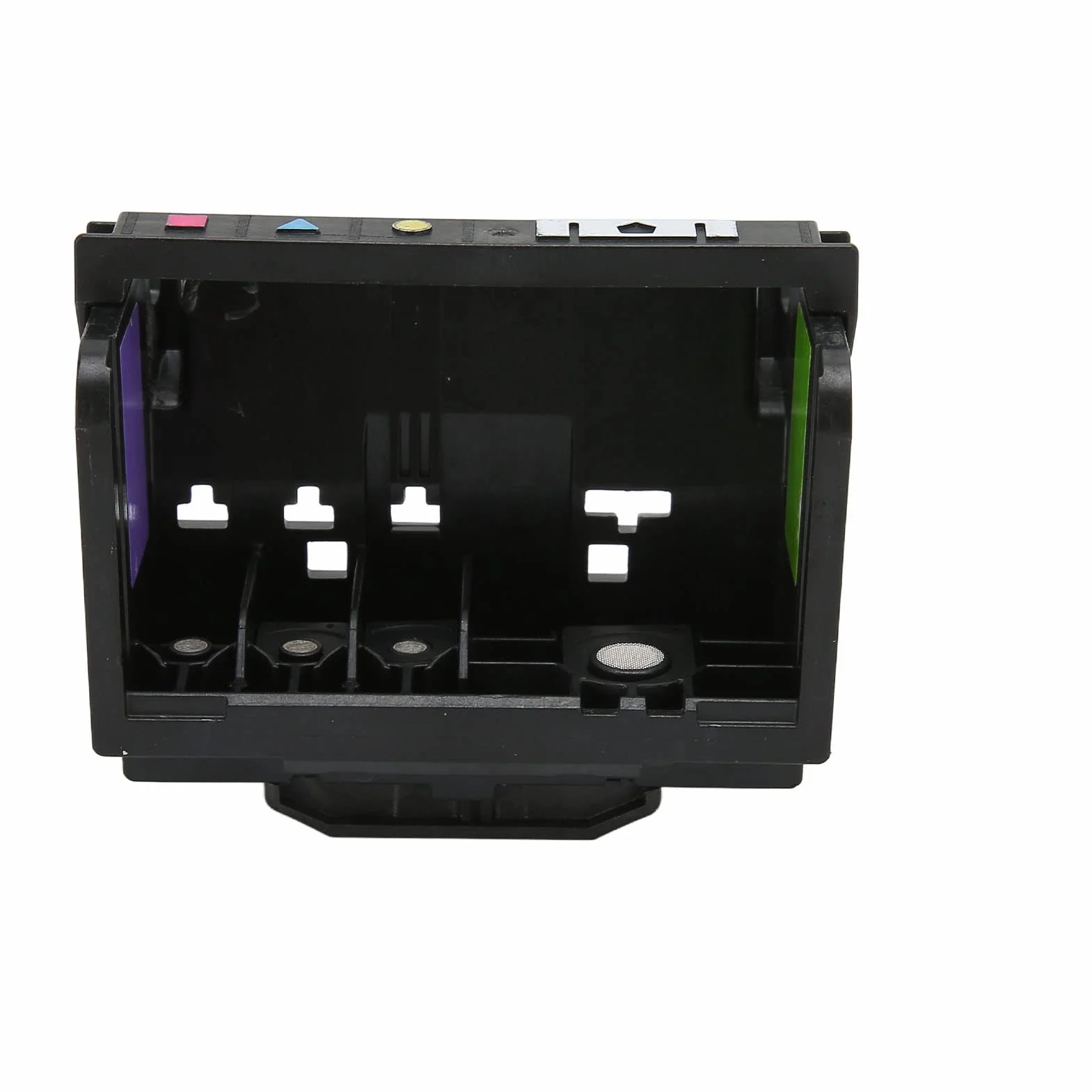 Głowica Drukująca z 4 Gniazdami do OfficeJet Pro 6000 7000 6500 6500A 7500 7500A Wymiana Głowicy Drukującej Przezroczysta Głowica Drukująca ABS, Drukarki i Akcesoria Drukarka,