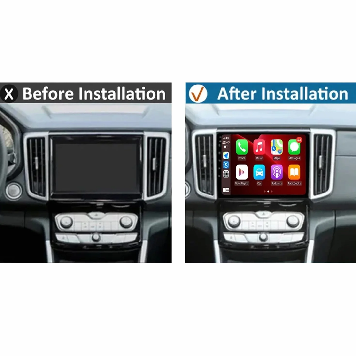 Radio Samochodowe Z Ekranem Dotykowym dla Great Wall GWM PAO POER 2019-2021 Steering Wheel Controls Radio Samochodowe Z Ekranem Steering Wheel Controls Do, 8 Core 2G+64G