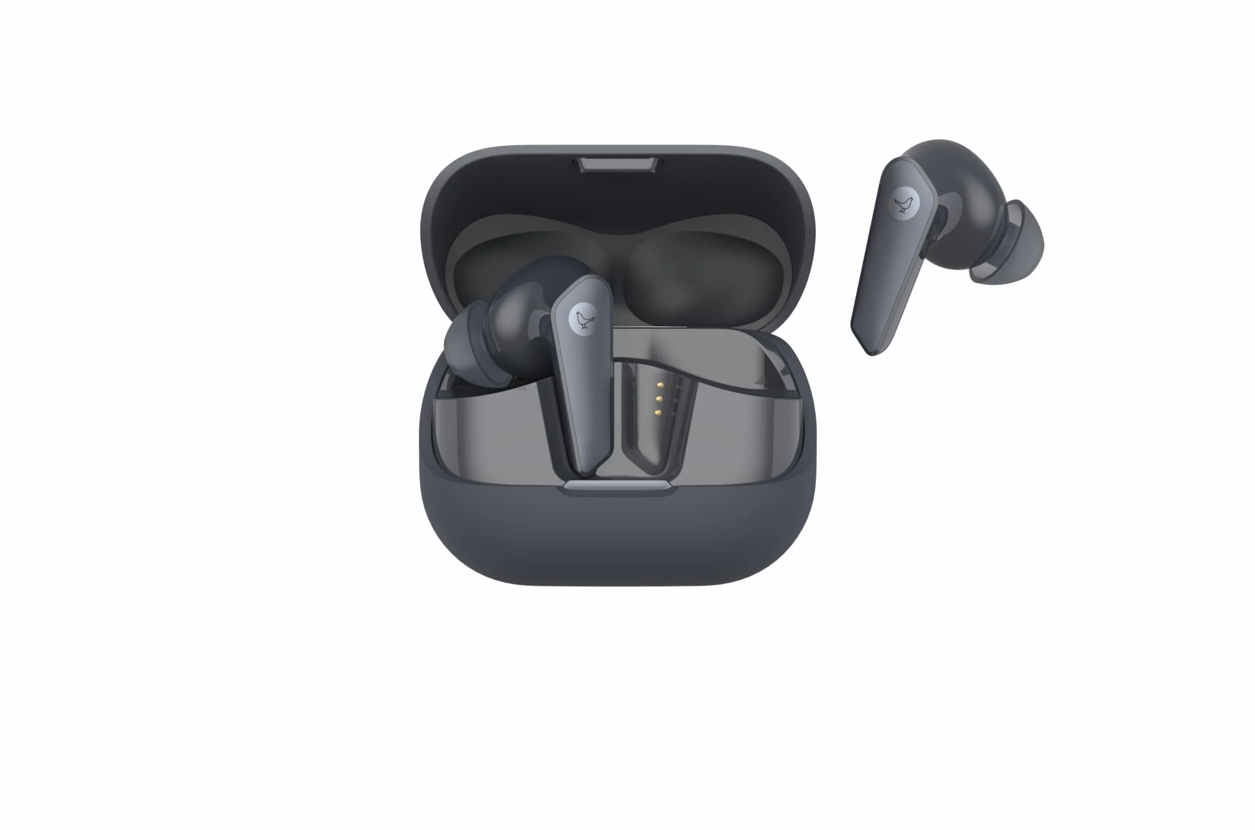 Libratone Air+ 3 True bezprzewodowe słuchawki douszne z aktywną redukcją szumów (dźwięk Hi-Fi, akumulator 24 h, ANC, redukcja szumów, IP54, Bluetooth 5.2) (czarne)