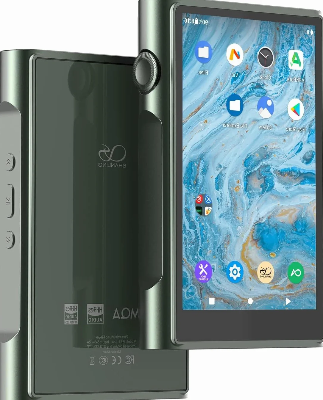 SHANLING M3 Ultra odtwarzacz MP3/MP4, Bluetooth, ekran dotykowy 4,2 cali LCD, MQA 16X, 3500mAh, 32 GB+2 TB