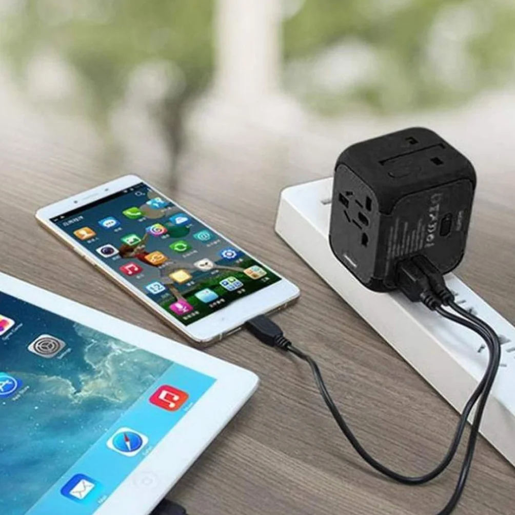 Travel International Power Adapter, Universal Travel Adapter, Adapter z Dual Usb. Międzynarodowe gniazdo podróży.