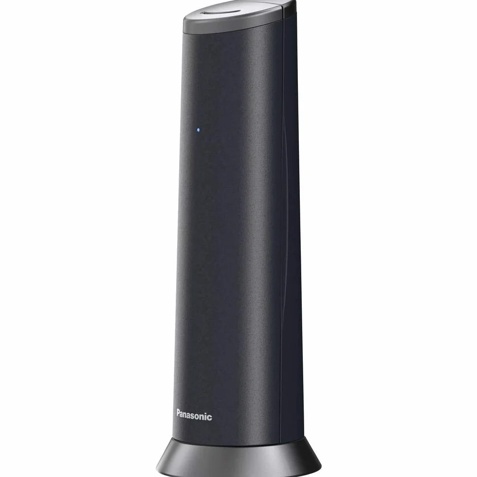 Panasonic KX-TGK220GM designerski telefon bezprzewodowy z automatyczną sekretarką, stacją i słuchawką, zestaw głośnomówiący, biały LCD, blokowanie przeszkadzających połączeń, magnes na słuchawkę,