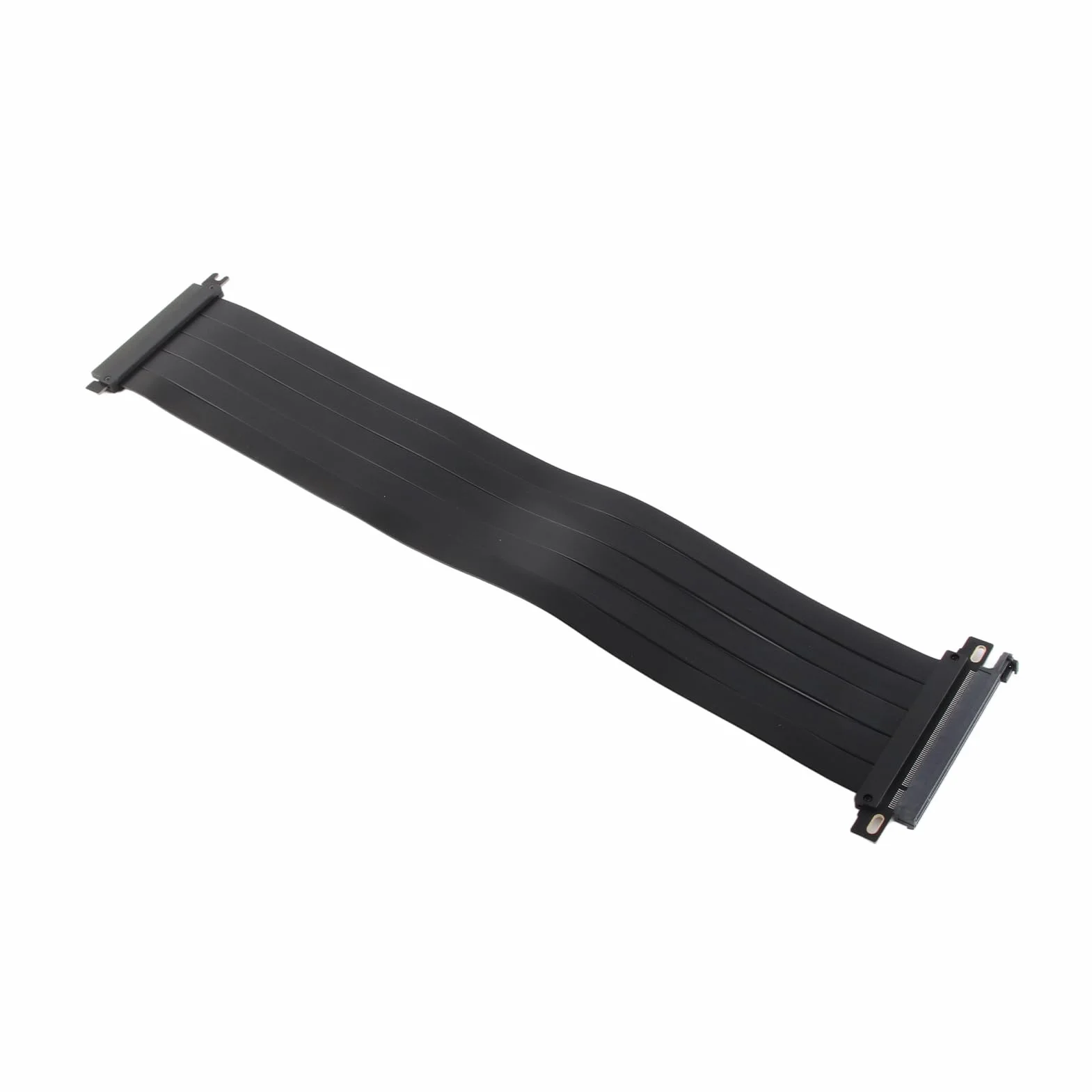 Generic Kabel Riser PCIE 4.0 X16, Zapobieganie Zakłóceniom Czarny, Elastyczny, Szybki Kabel Riser GPU Typu Plug and Play dla RTX3090ti RTX3090 dla RTX3080 RTX3080ti (45 cm)