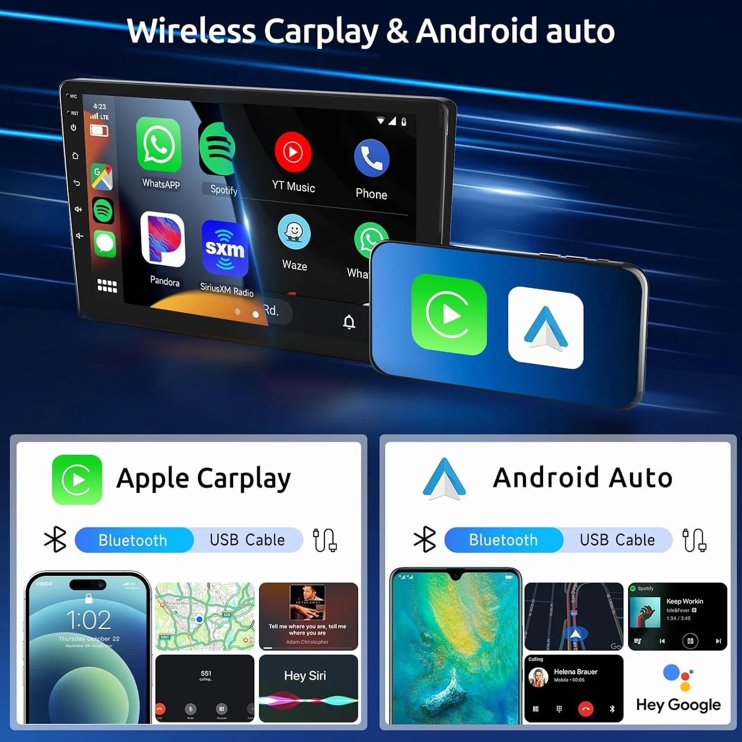 [6 GB + 128 GB] radio samochodowe z systemem Android 14 do FIAT Panda MK3 typ 319 2013-2020 [zintegrowany CarPlay/Android Auto/DSP/GPS]-7-calowy ekran IPS DAB/Mirror Link/Bluetooth 5.0/360
