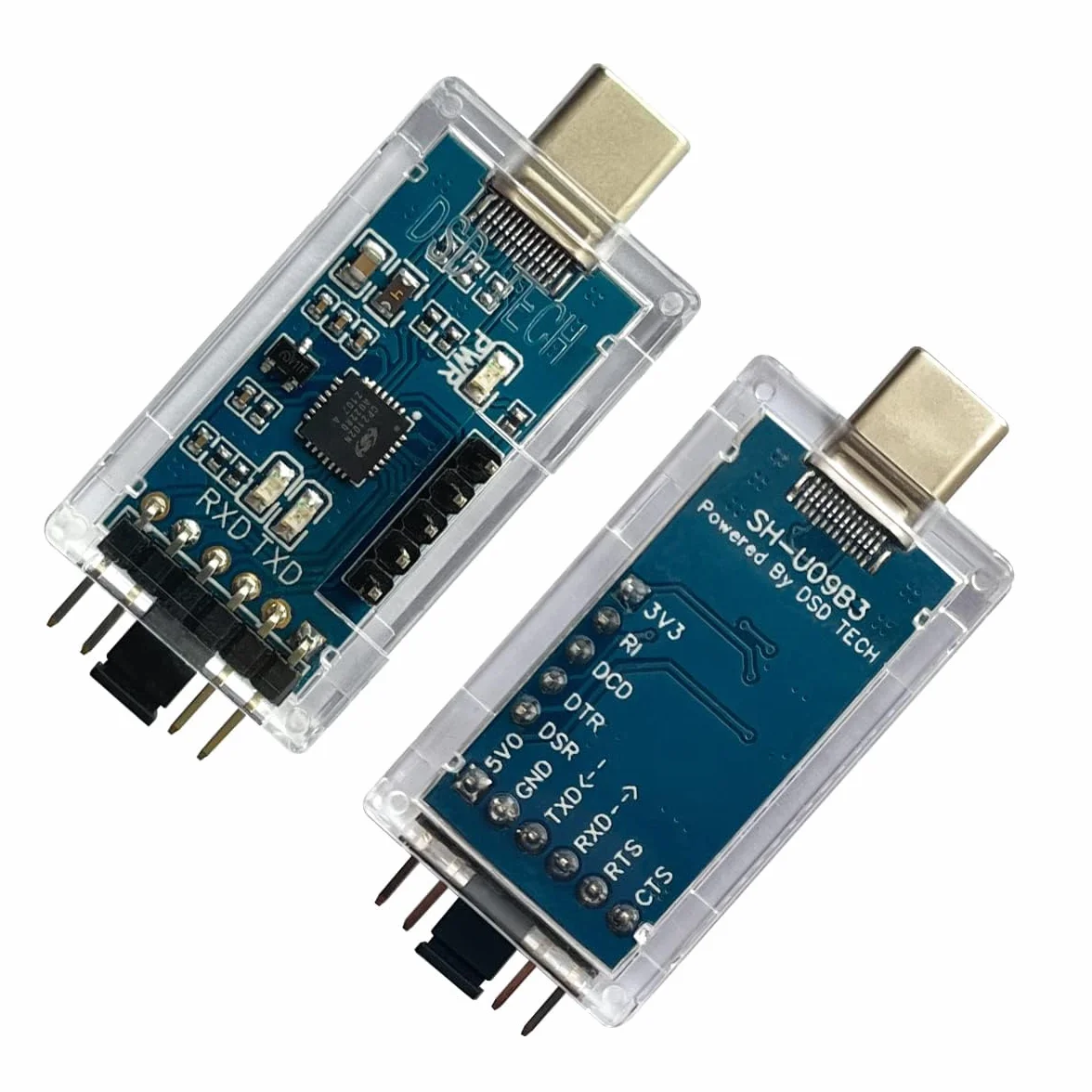 DSD TECH SH-U09B3 Adapter szeregowy USB typu C na TTL z chipem CP2102N
