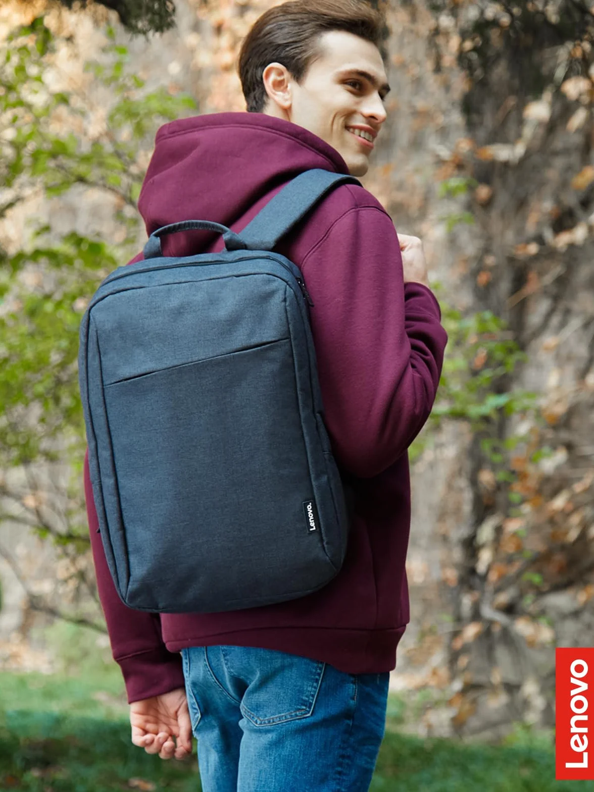 Lenovo Plecak B210 do laptopów o przekątnej 15,6 cala, lekki i wodoodporny plecak - czarny