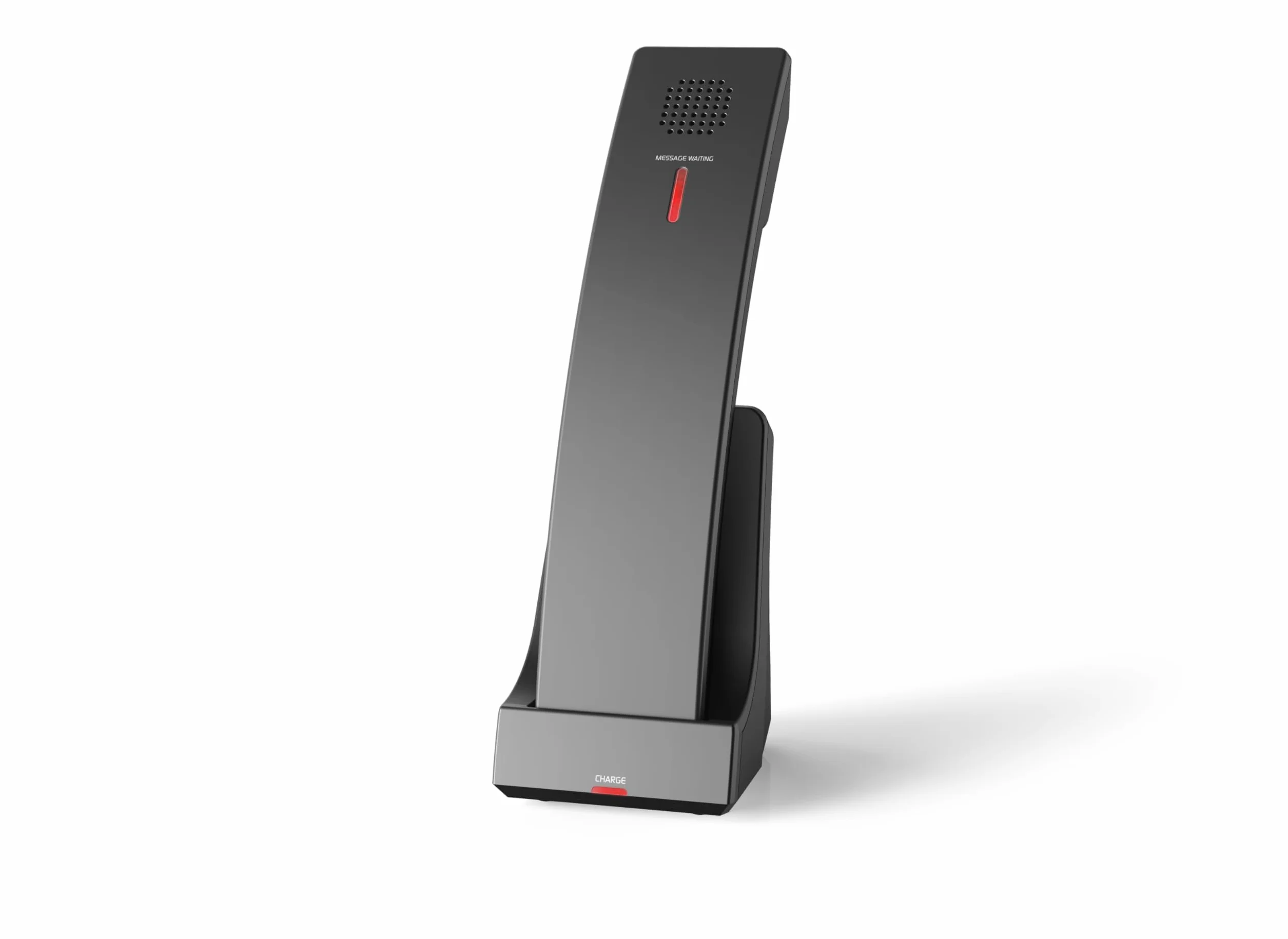 Snom HD1 Dodatkowa słuchawka DECT do bezprzewodowego telefonu stacjonarnego HD101 - przewodowy telefon hotelowy z obudową antybakteryjną, duży wskaźnik LED i podświetlane klawisze
