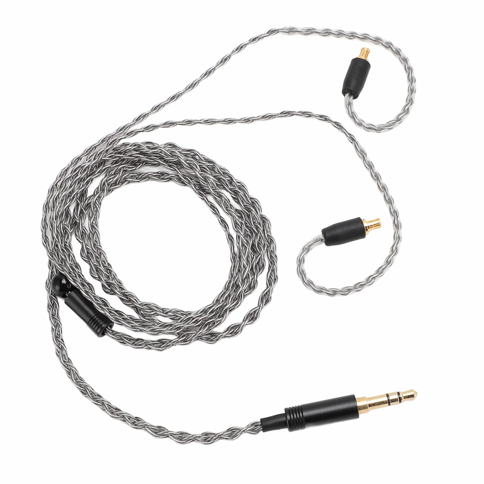Kabel do Aktualizacji Słuchawek 3,5 Mm do A2DC Posrebrzana miedź Drut Zastępczy do Rozwiązania ATH CKS1100 E50 E70 LS300 3,9 Stopy