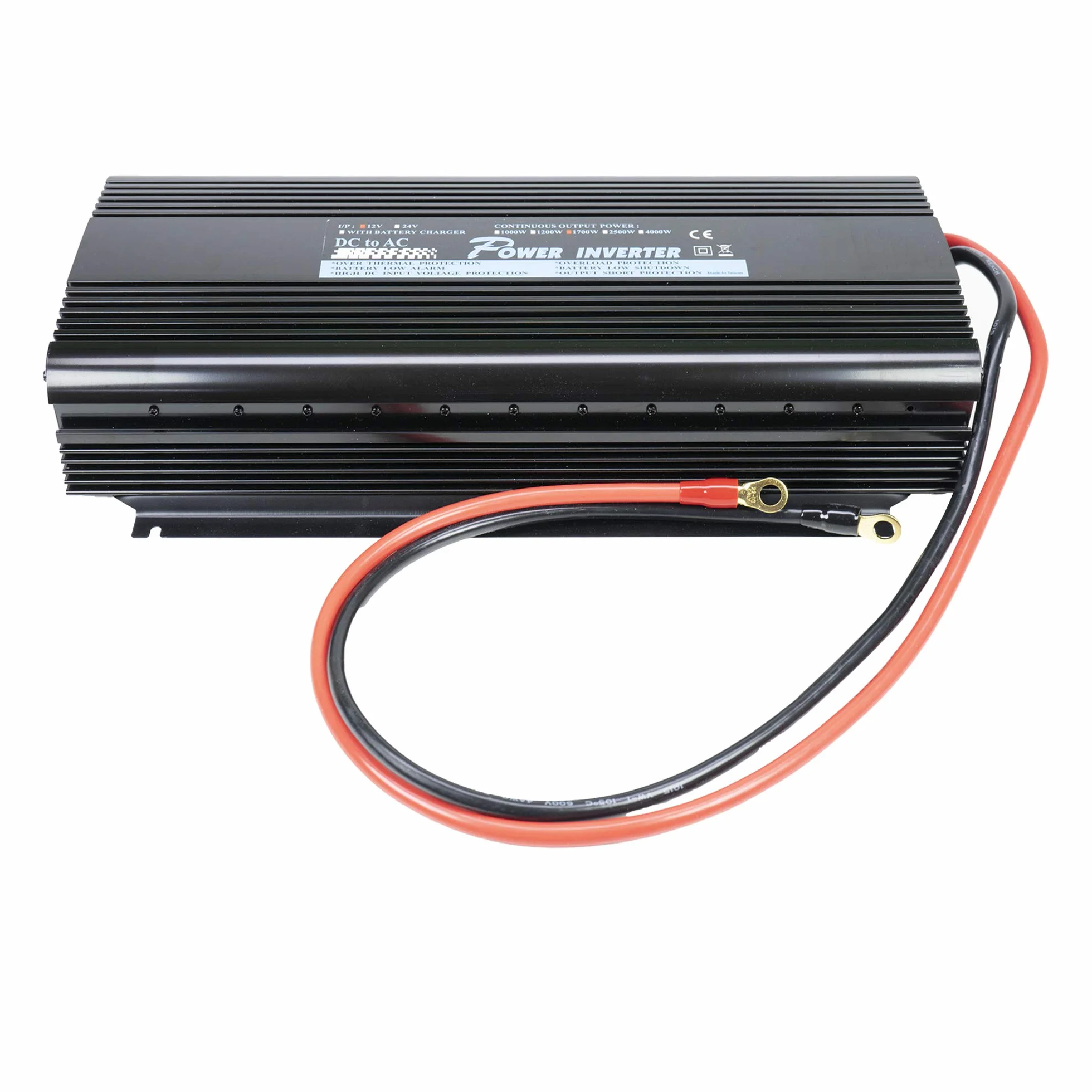 Przetwornik napięcia głośnika 1700W 12V, wyjście 230V, modyfikowana fala sinusoidalna, pilot zdalnego sterowania w zestawie