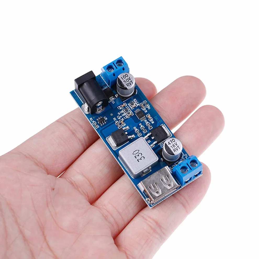 Hailege Power Module DC-DC Step-Down 24V/12V do 5V 5A z USB