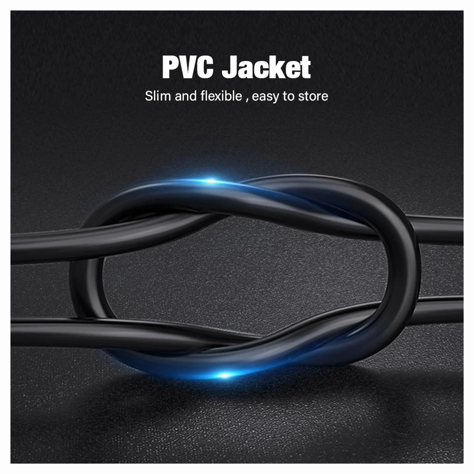 Kabel adaptera HDMI do VGA 1080P do komputera, laptopa, PS4, PS5, Xbox, Switch, TV box, monitora, projektora, konwertera, długi kabel wideo, 3m, 5m, 10 m (2.0M)