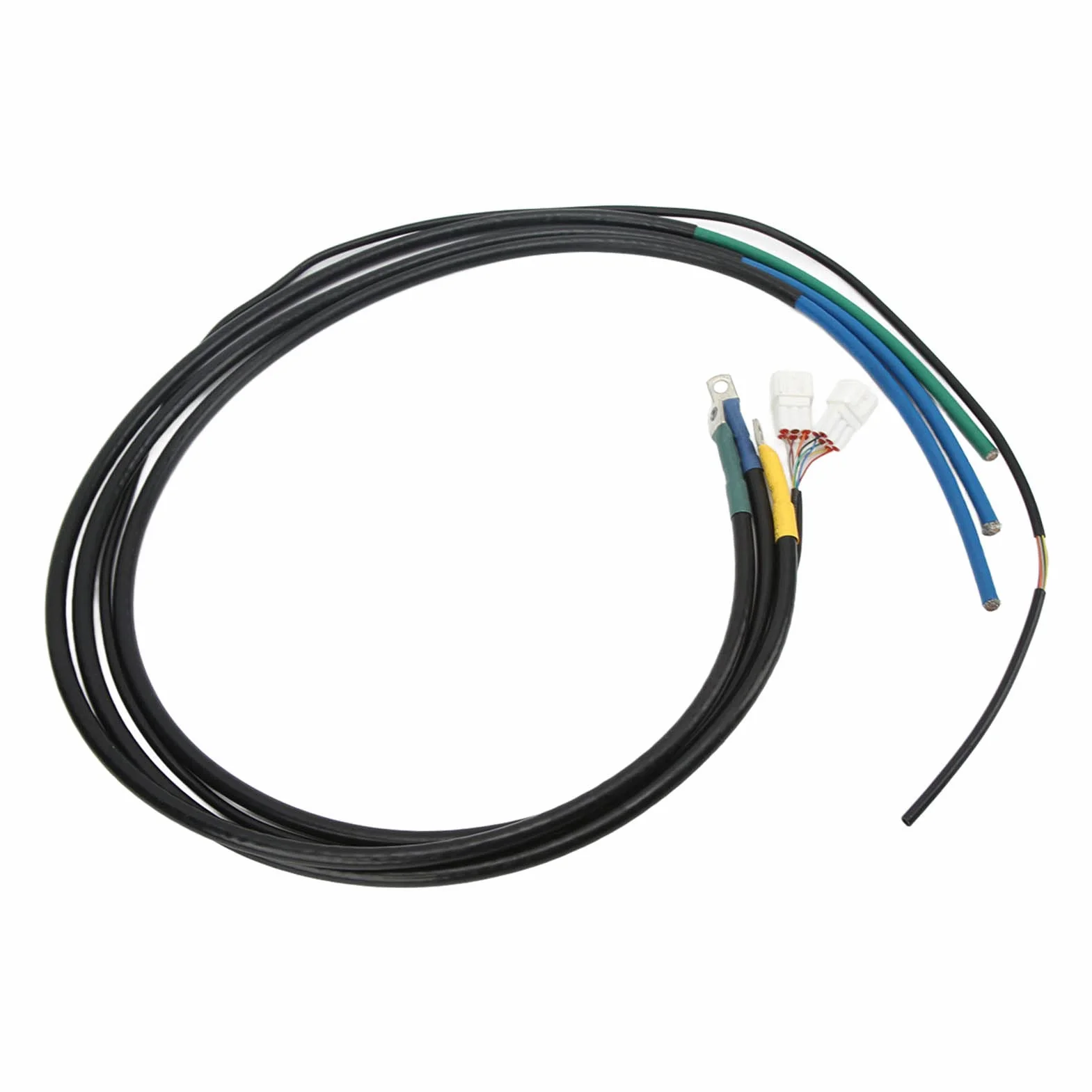 Przedłużacz silnika Rdzeń miedziany najwyższej jakości 25 mm² Dzielony kabel połączeniowy silnika o długości 1,35 m do uniwersalnego zamiennika silnika pojazdu elektrycznego