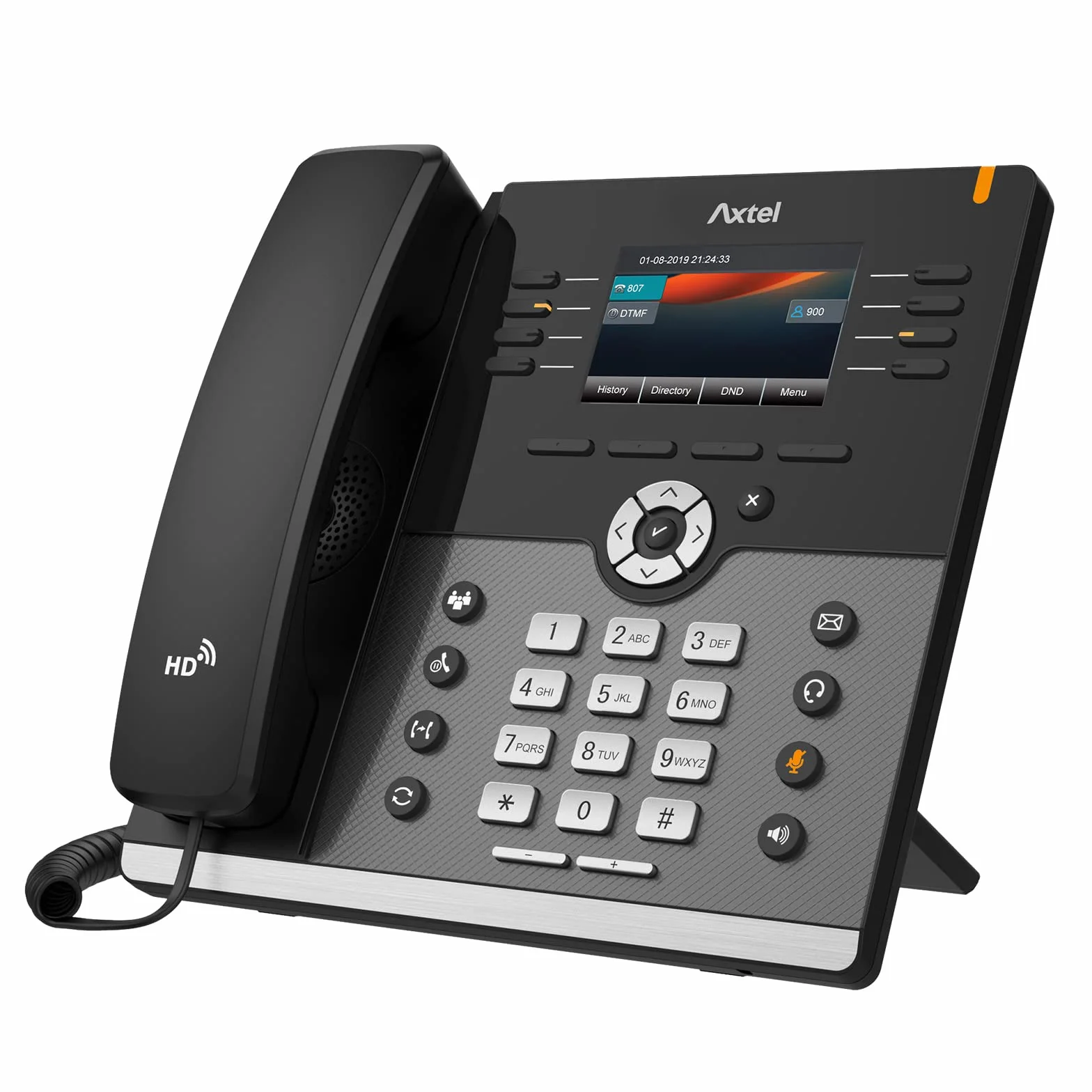HEADSETS, IP-Telefon AX-500W, Enterprise HD, WiFi/Bluetooth IP Phone, Bis zu 12 SIP-Konten, 5-Wege-Konferenzen, Voicemail, Paging, 5’’ 480×320 Farbdisplay mit, Kundenservice