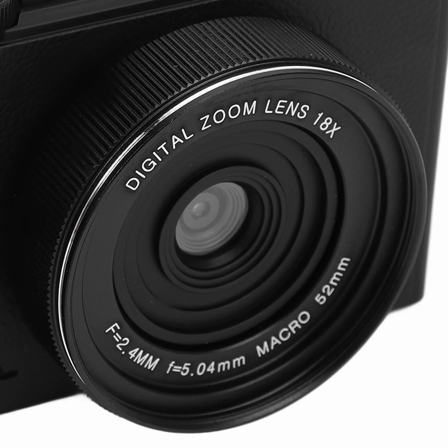 Aparat Cyfrowy 4K, Aparat Cyfrowy UHD 64 MP z Autofokusem, Kompaktowy Aparat Retro z 18-krotnym Zoomem i 3-calowym Odchylanym Ekranem do Fotografowania Vlogów (-2214240057912)