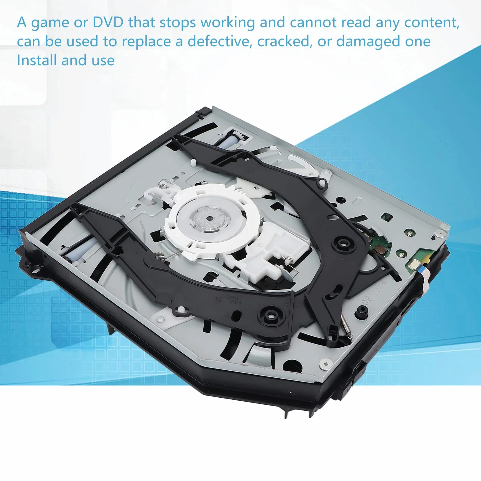 Cuh 1216A Napęd Dysków Wymiana Dysku Abs + Metal dla 1200 Napęd Dvd Profesjonalny Napęd Optyczny Wymiana Części Naprawczej dla Serii Cuh-120Xx