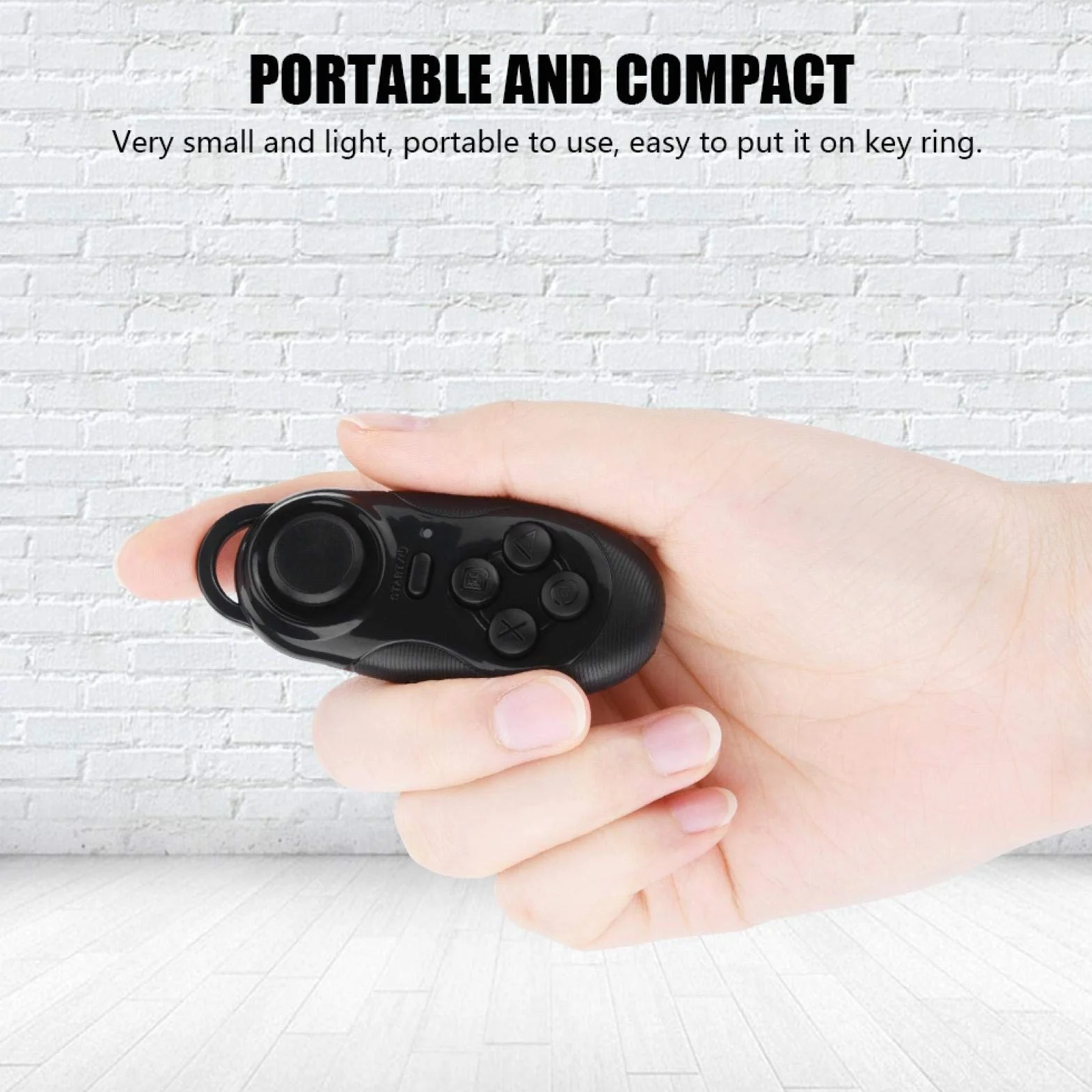 Mini Przenośny Wielofunkcyjny Bezprzewodowy Bluetooth 3.0 Gamepad Selfie Pilot Migawka do telefonu Gear VR Okulary Tablet PC TV iOS Systemy Android