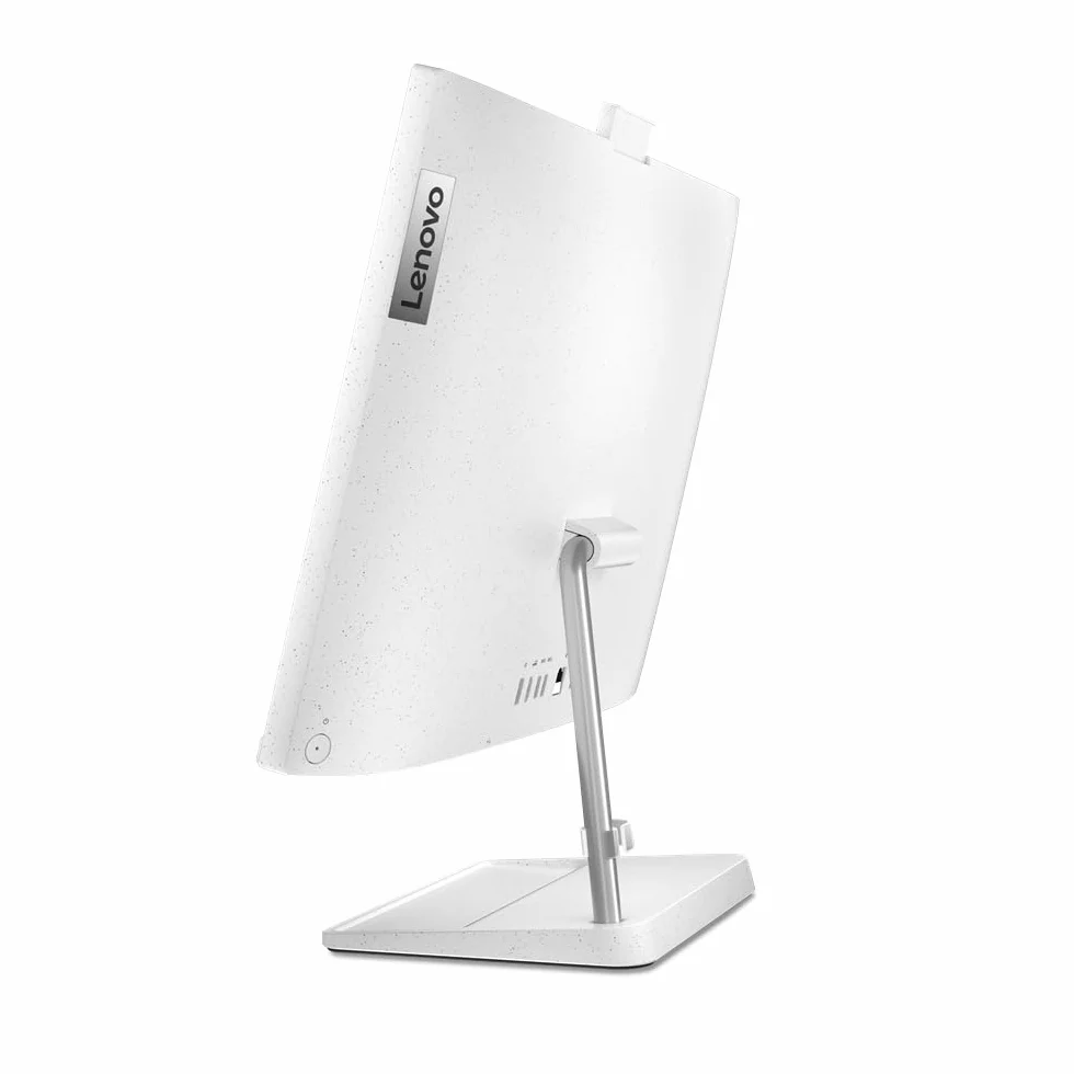 Lenovo IdeaCentre AIO 3 Komputer stacjonarny, 27" FullHD (AMD Ryzen 5 7530U, 16 GB RAM, 512 GB SSD, AMD Radeon Graphics, Windows 11 Home) Klawiatura QWERTY Hiszpański, Biały, 27 cali