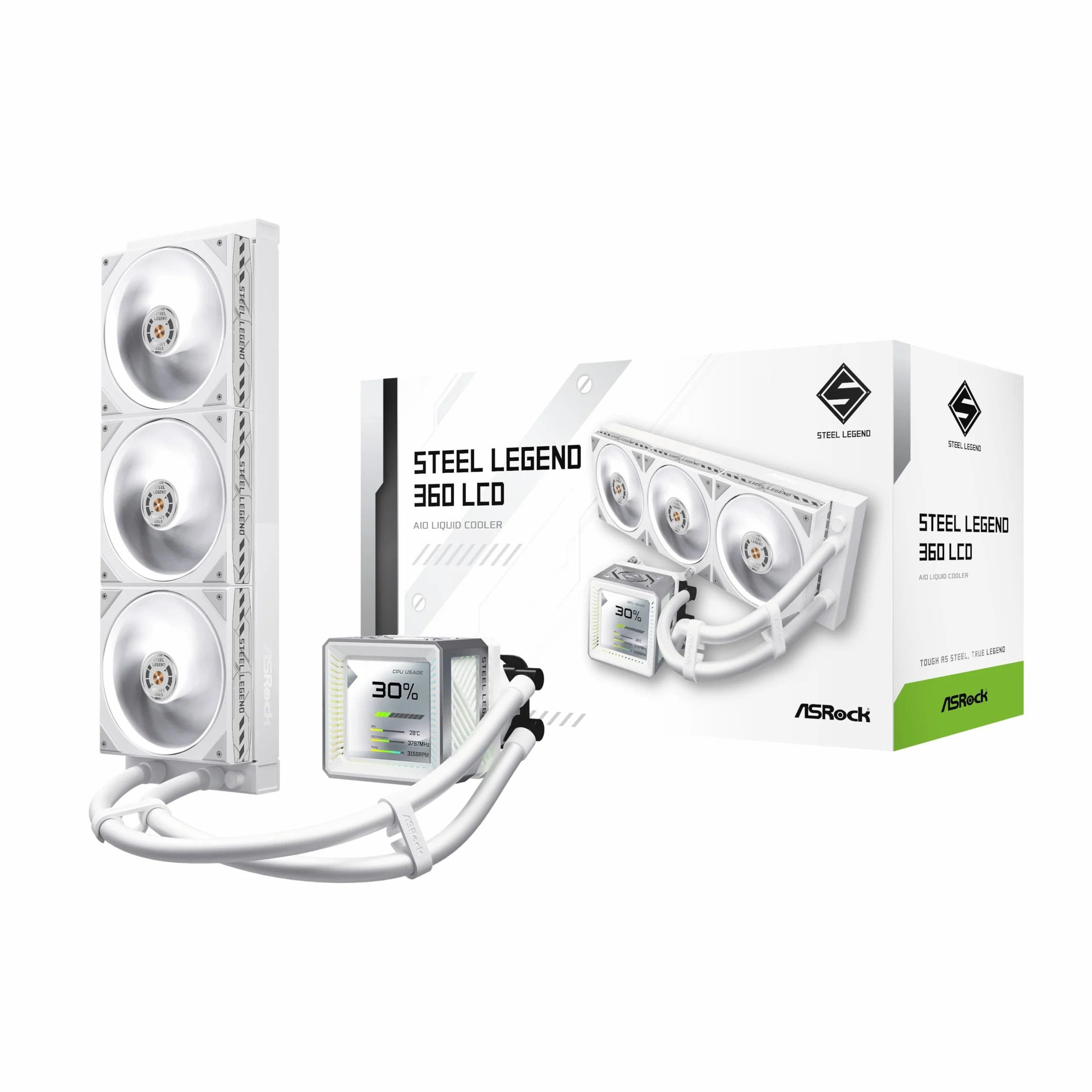 ASRock Steel Legend 360 LCD (90-ASLA36-WAAGA5)
