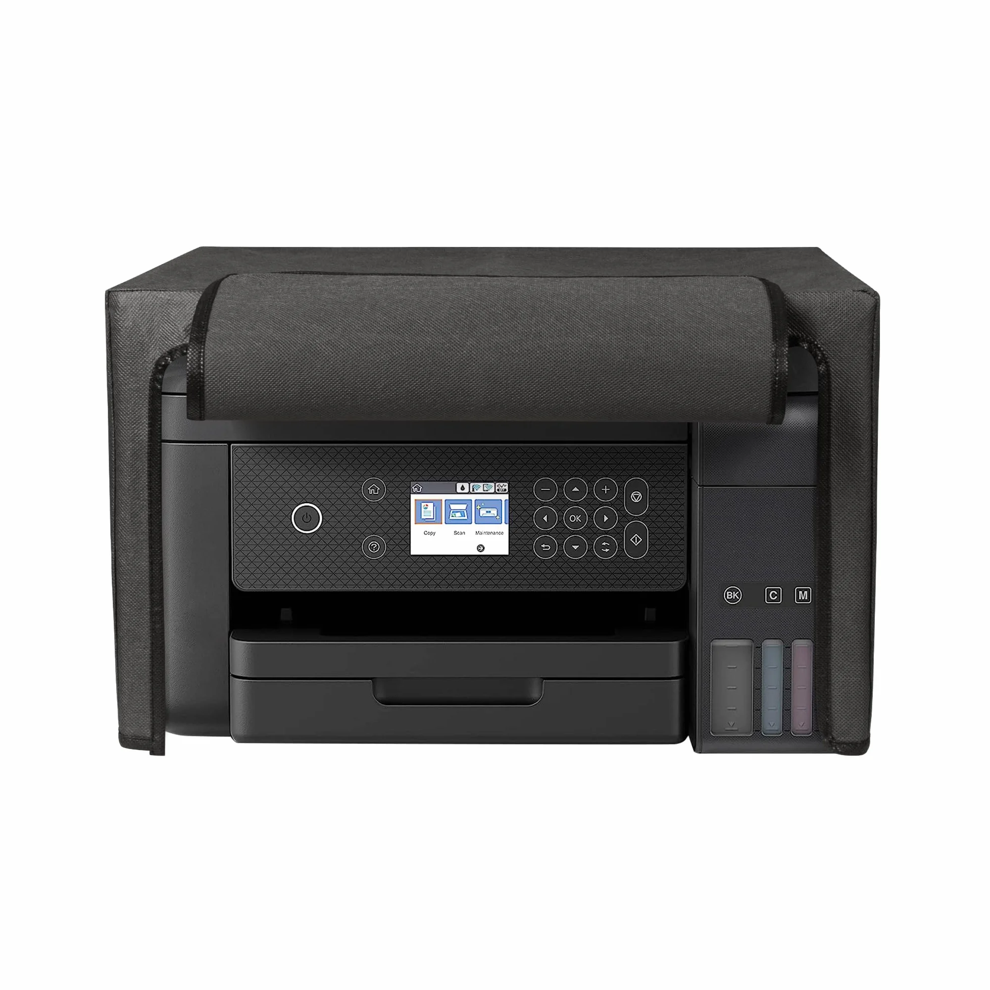 kwmobile Pokrowiec kompatybilny z Epson Eco Tank ET-3850 / Eco Tank ET-4856 - ochronny pokrowiec na drukarkę - ciemnoszary