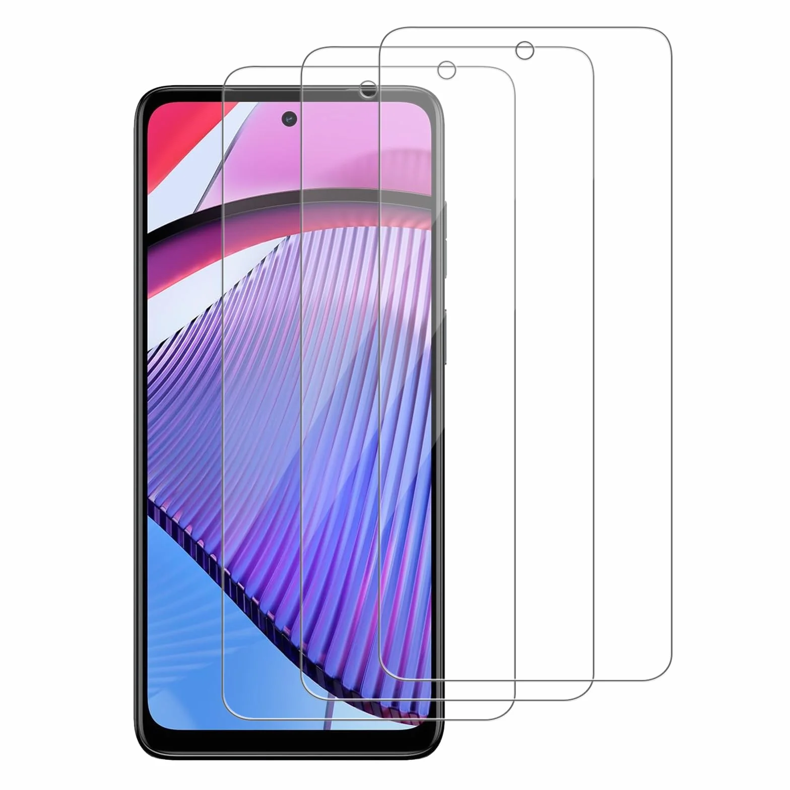3-pak do Motorola Moto G Power 5G (2023) / XT2311 osłona ekranu ze szkła hartowanego, odporna na zarysowania, bez pęcherzyków powietrza, przezroczysta HD, twardość 9H, bez pęcherzyków