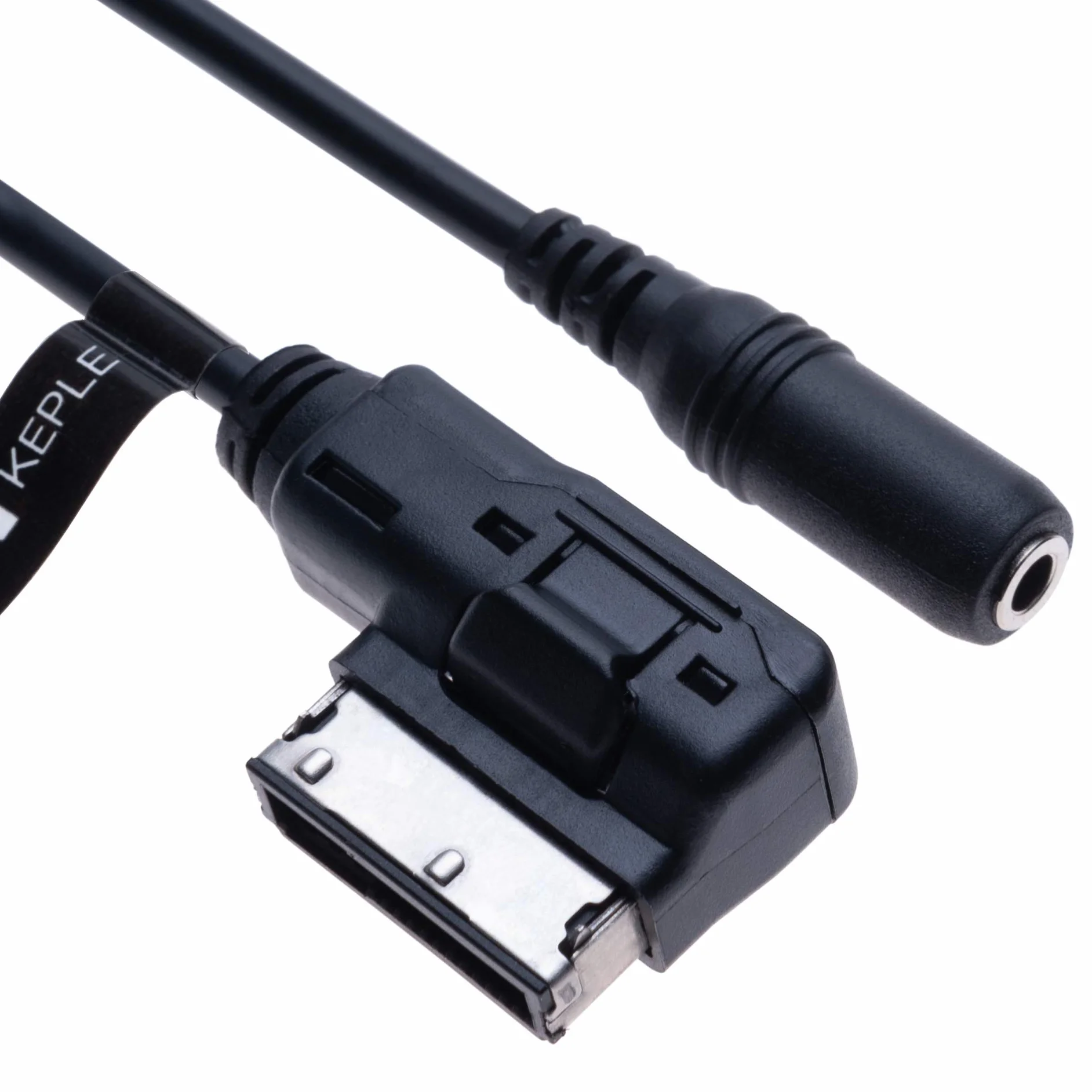 AMI MDI na AUX gniazdo żeńskie 3,5 mm adapter kabla interfejsu muzycznego | kompatybilny z samochodem Audi A6L Q5 Q7 A8 S5 A5 A4L A3 VW Volkswagen Tiguan GTI CC, Skoda Fabia Octavia, radio
