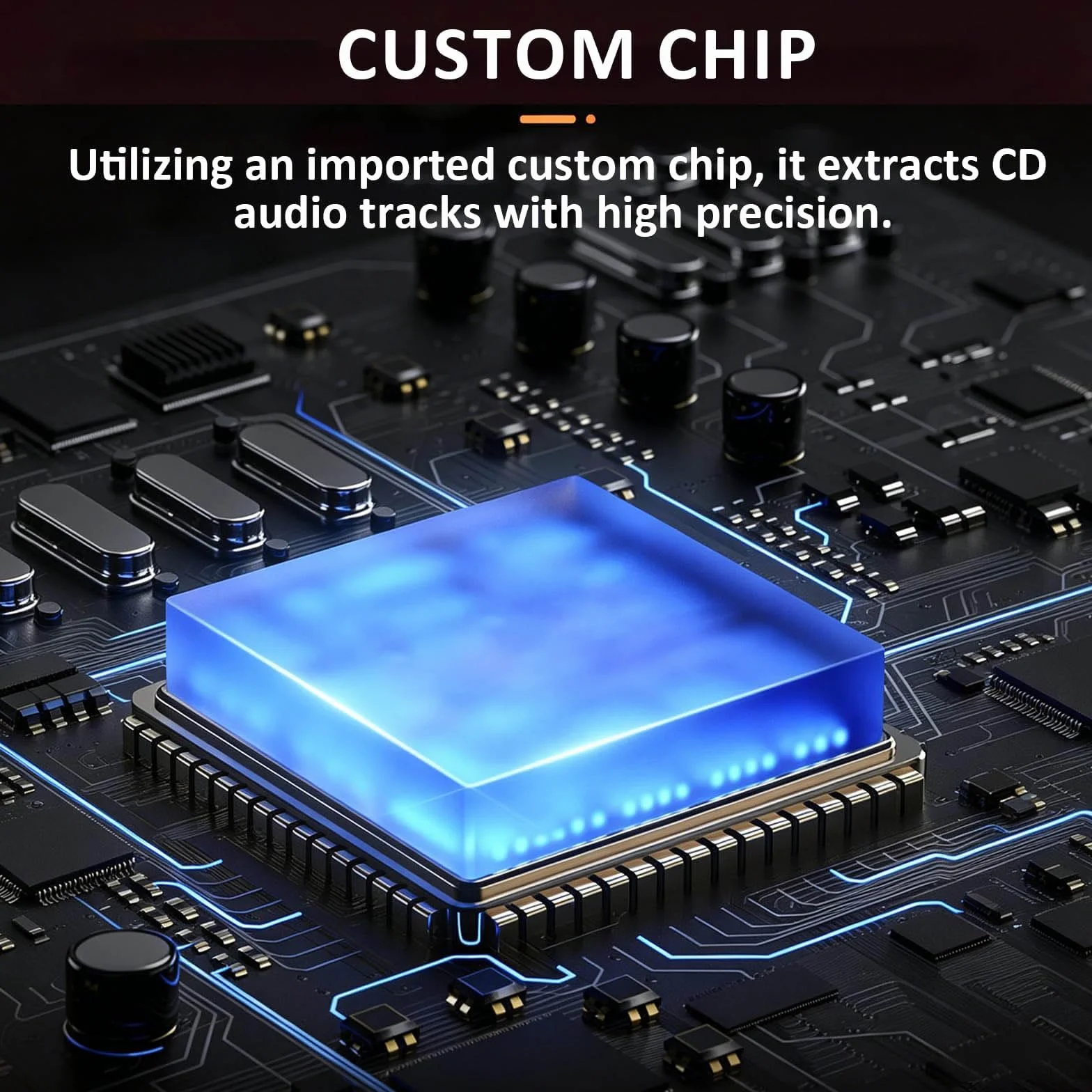 Przenośny odtwarzacz do zgrywania płyt CD, Automatyczny Digitizer Audio CD do bezstratnych plików Wav, z napędem flash USB do kolekcji muzyki domowej i tworzenia kopii zapasowych audio