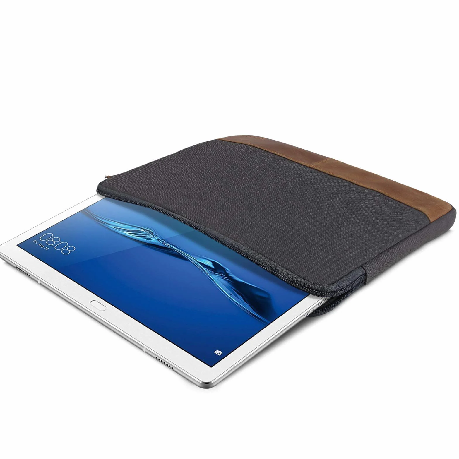 ROYALZ Etui ochronne do Huawei MediaPad M3 Lite 10, 10,1 cala, tablet, pokrowiec ochronny Sleeve Case, szary