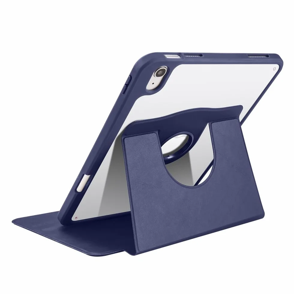 Generic etui kompatybilne z Xiaomi Redmi Pad 2 (kolor: różowy) inteligentne etui obrotowy stojak skórzany silikonowy twardy pokrowiec