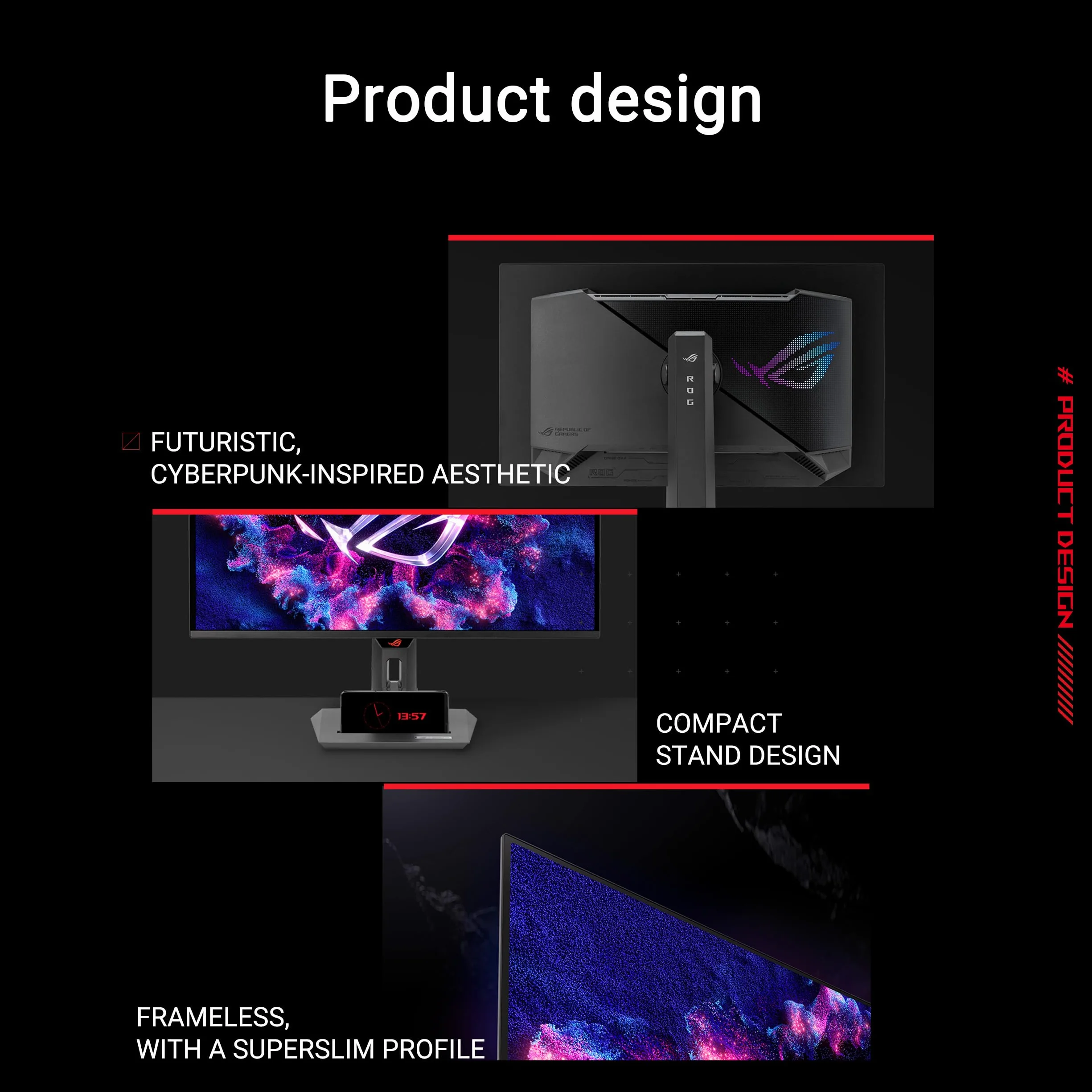Monitor ASUS ROG Strix OLED XG27ACDNG 26,5" WQHD 360Hz HDR 2xHDMI 1xDP