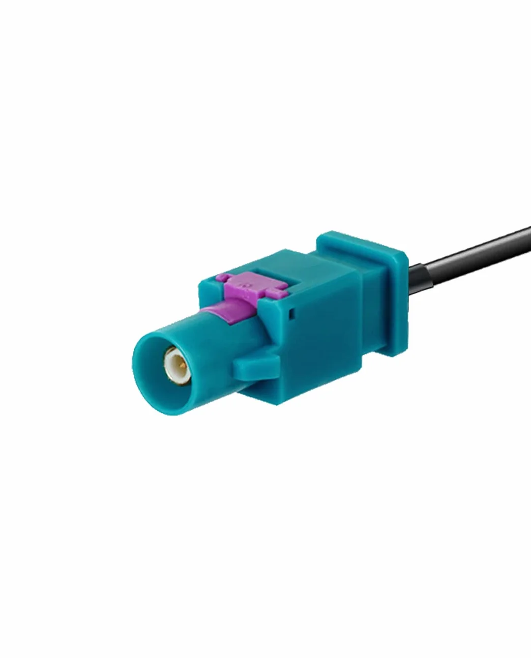 Vecys Kabel Adaptera RG174 Fakra Żeński Kąt 90° do Podwójnego Fakra Męski 30 cm do Radia Samochodowego DAB GPS Antena