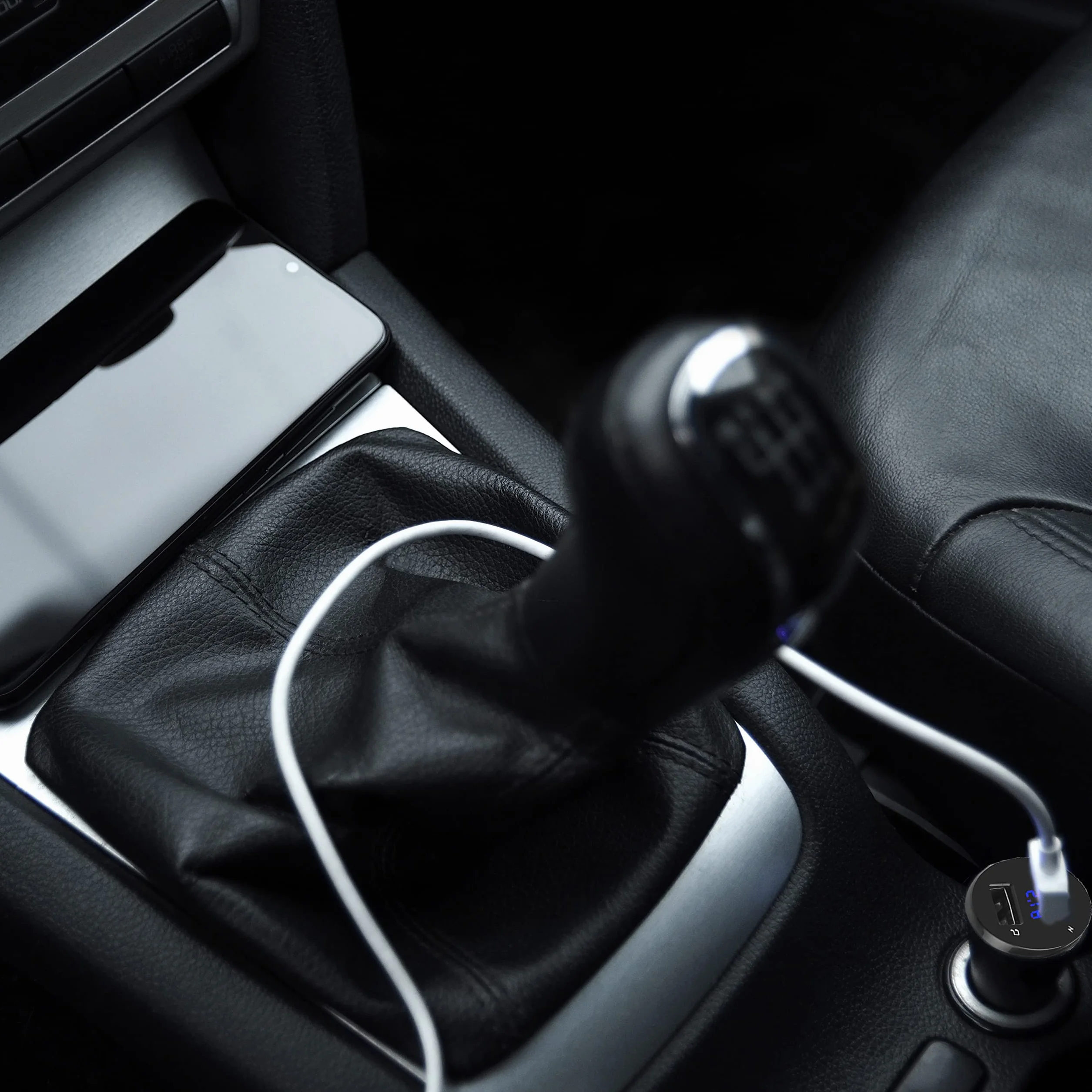 Retoo Adapter Bluetooth FM Samochodowy QC 3.0 Bezprzewodowy Ładowarka z Wyświetlaczem